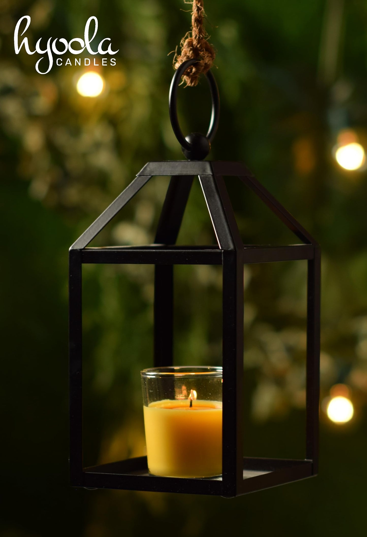 Hyoola Citronella Candle Votives in Glass Cup, Indoor and Outdoor Decorative and Mosquito, Insect and Bug Repellent Candle, Natural Fresh Scent, 12 Hour Burn Time, Made in Europe (Pack of 12)