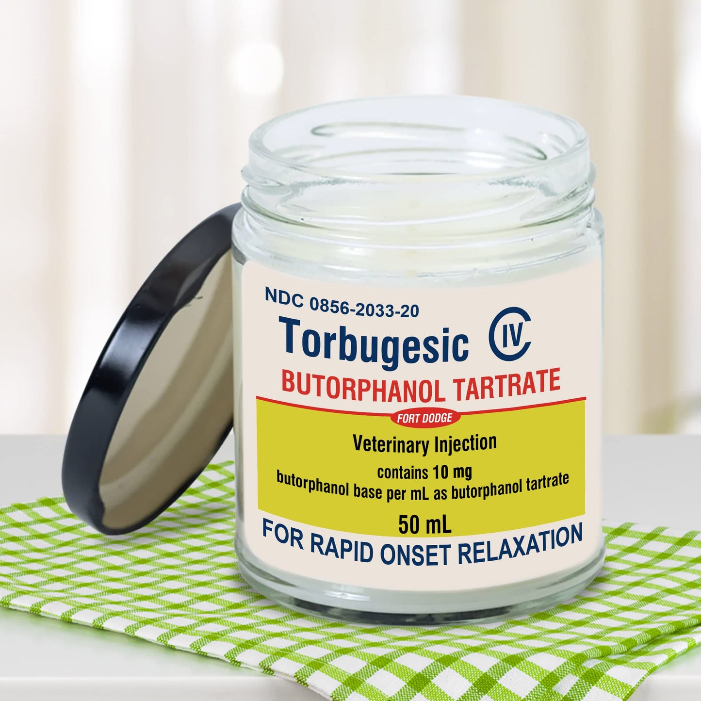 MEDROC Veterinary Candle Funny Medicine Gift for Vet Coworker Friend, Birthday Christmas Vet Week Gift for Vet Ivory
