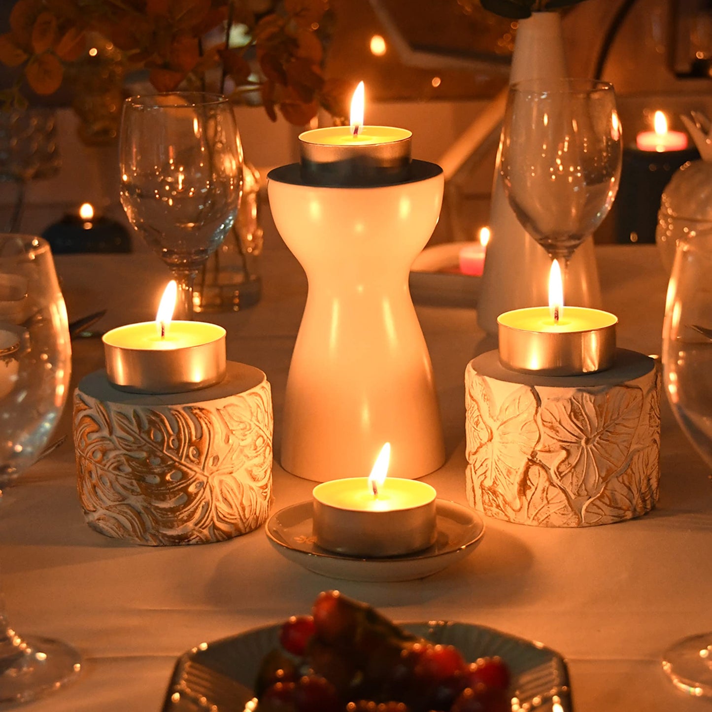 Zest Candle Orange Mega Oversized Tealight Candles