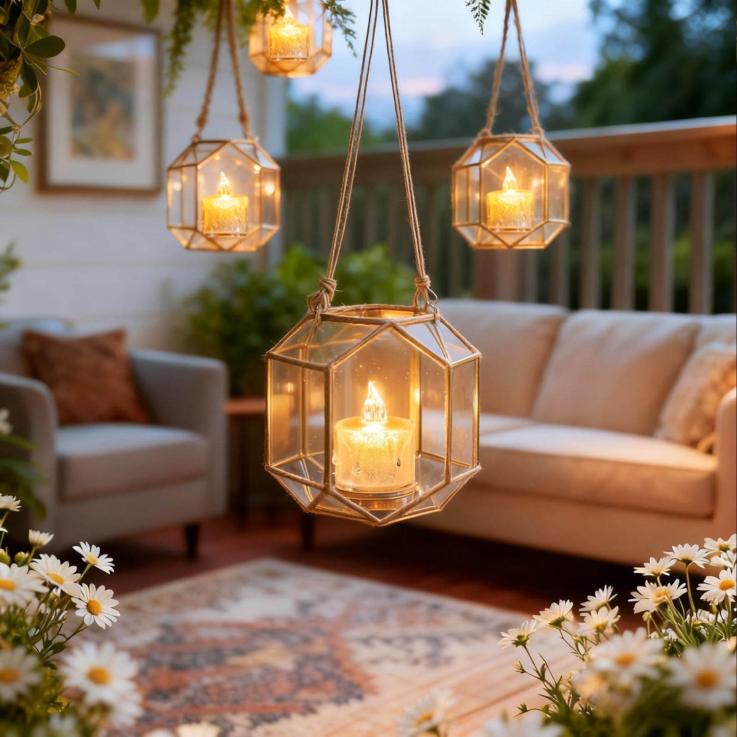 gobutend LED Flameless Candles, 24Pcs Crystal LED Tea Lights Battery Operated for Christmas Romantic Night Wedding Anniversary Table Party Decoration