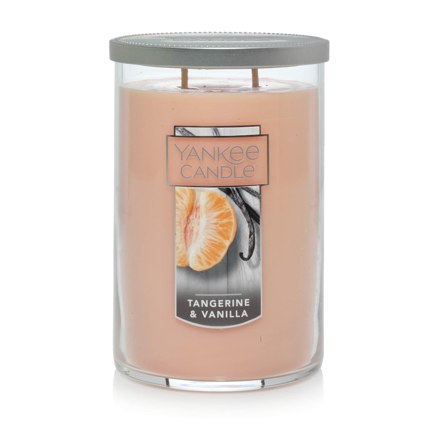 Yankee Candle Tangerine & Vanilla Scented, Classic 22oz Large Tumbler 2-Wick Candle, Over 75 Hours of Burn Time