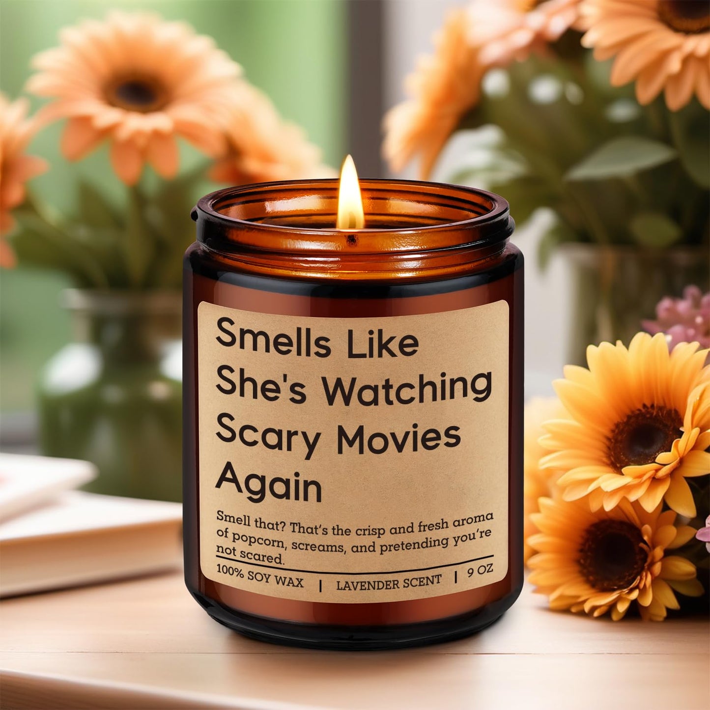 Fairy's Gift Candle, Horror Movie Gifts for Women, Halloween Gifts, Spooky Themed Presents, Funny Mothers Day, Scream Stuff, Cool Birthday Presents for Scary Movie Lovers, Horror Fan, GF, Friend, Her