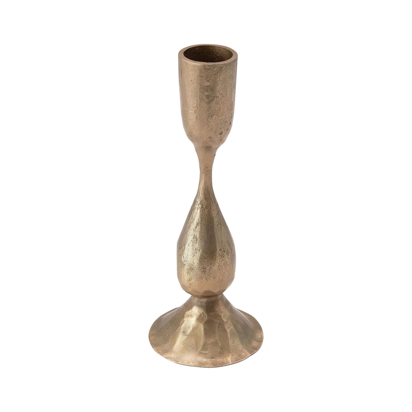 Creative Co-Op Hand-Forged Metal Taper Candle Holders (Set of 2)