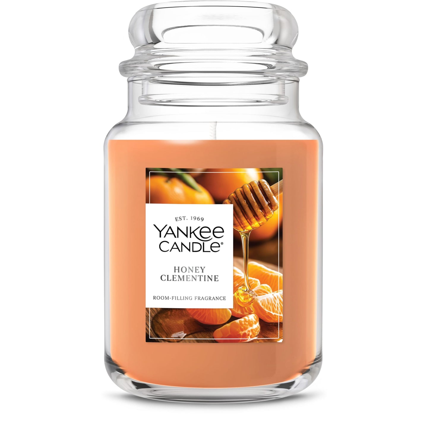 Yankee Candle Honey Clementine Scented Candle, 22oz Large Jar with up to 150 Hour Burn Time, Giftable