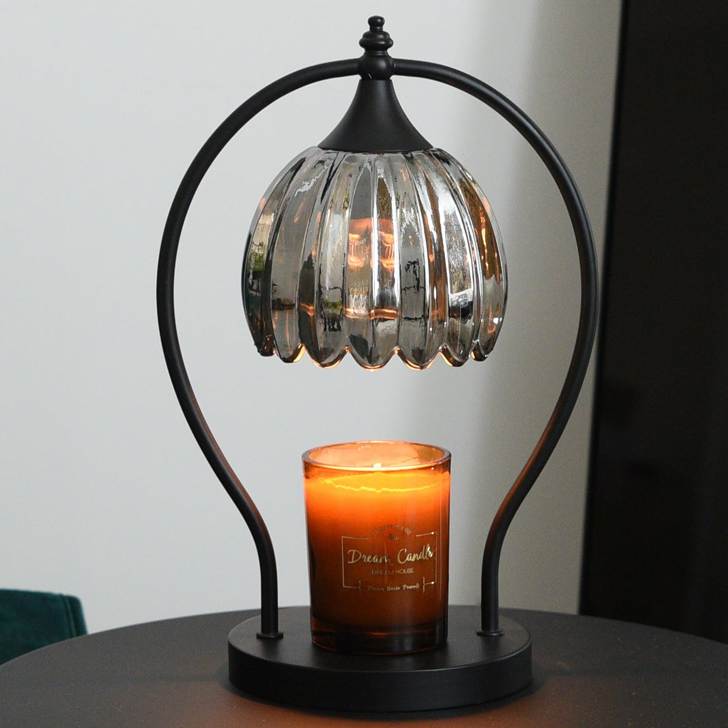 GOODBUY Candle Warmer Lamp with Timer, Dimmable Top-Down Candle Warmer for Jar Candles, Electric Wax Melt Warmer Lamp with 2H/4H/8H Auto Shut Off, Home Decor Gift for Bedroom Living Room Office