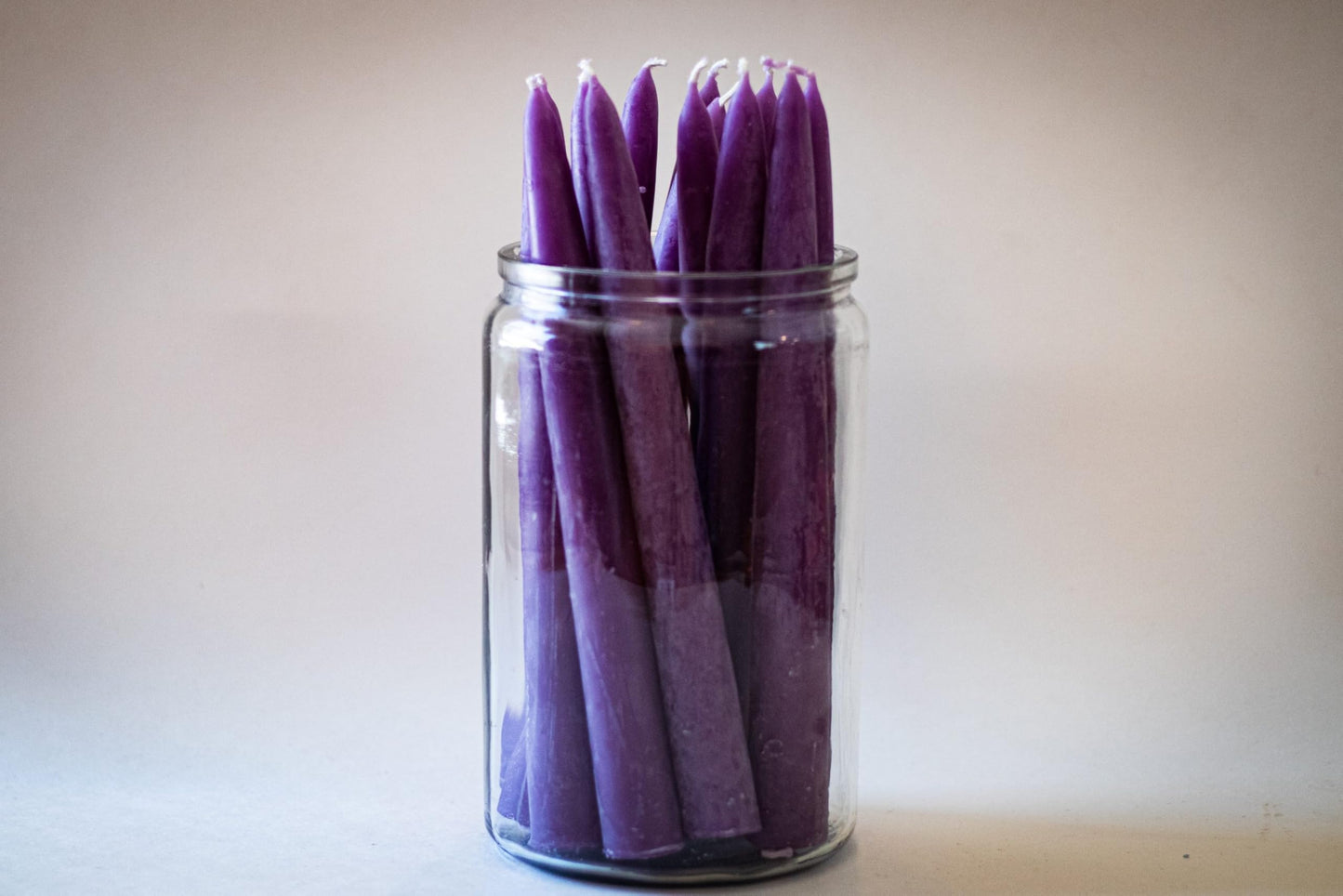 100% Pure Beeswax Taper Candles - All-Natural Handmade Decorative & Dipped Smokeless Unscented Candles for Christmas, Advent, and Hanukkah, Rainbow, 8.5 Inches, 12 Candle Set, by BeeTheLight