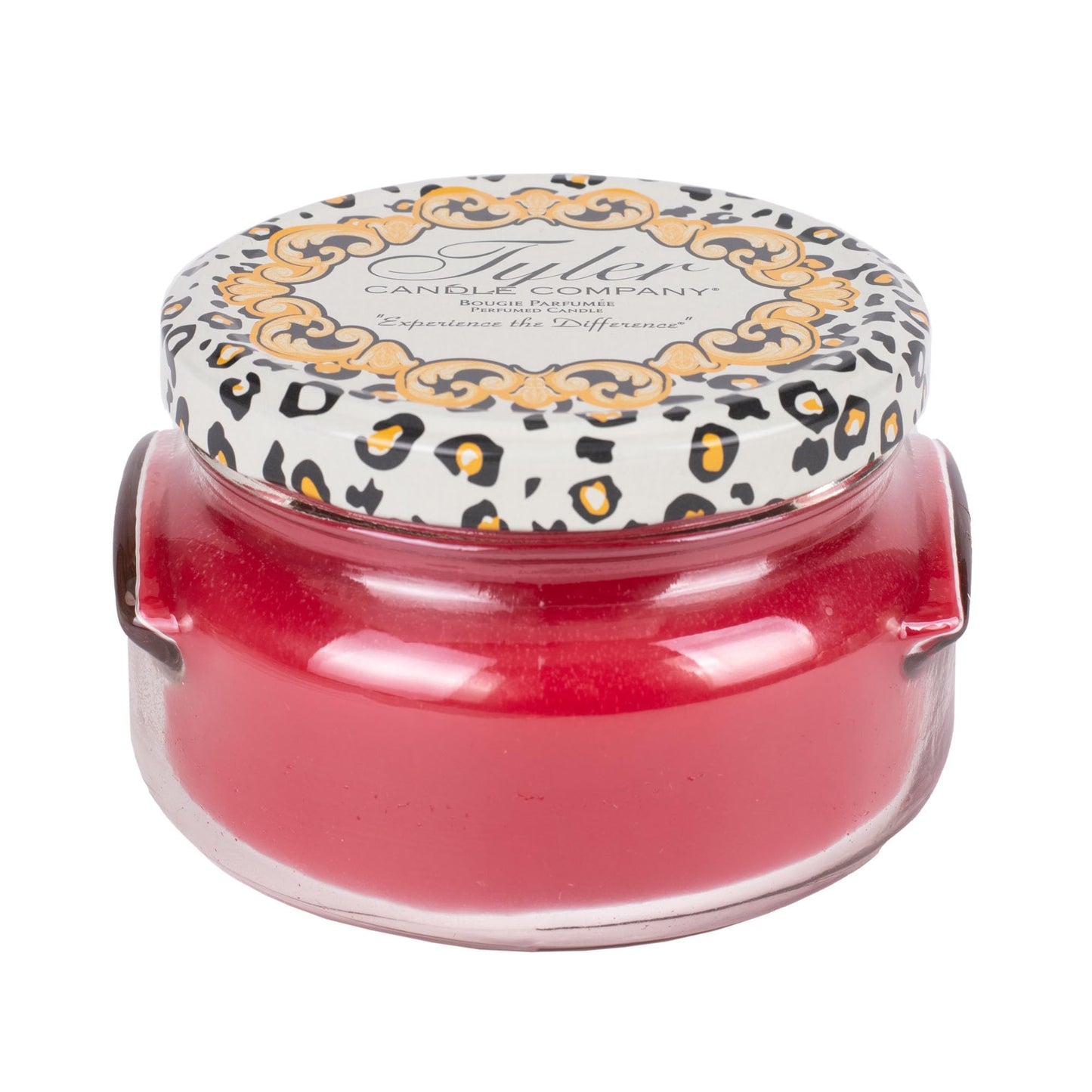 Tyler Candle Frosted Pomegranate Single Wick Glass Jar