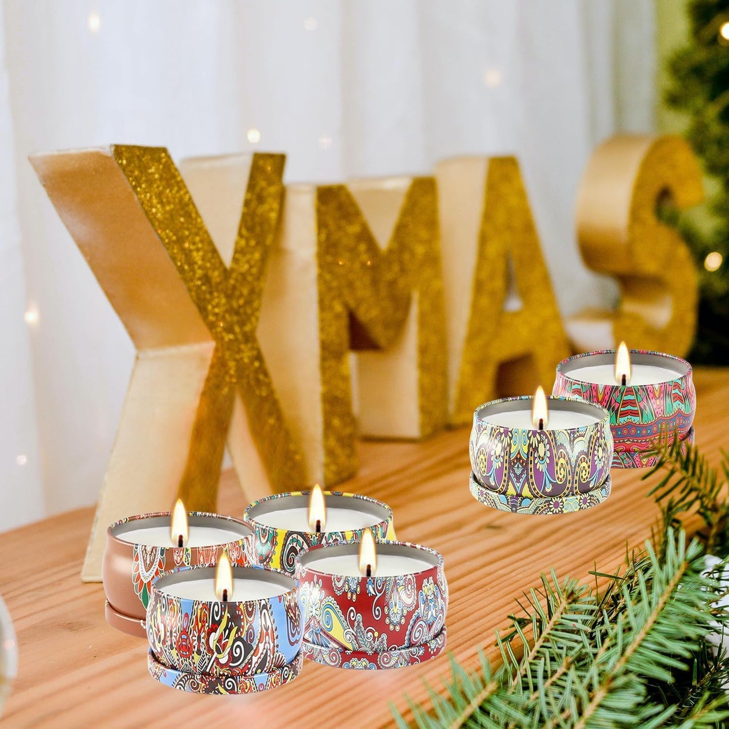 WPONSZU Scented Candles Gift Set, 2.5 oz Soy Wax Aromatherapy Candle for Home, Romantic Candles Gift for Mother Day Christmas Valentines Birthday (24 Pack)