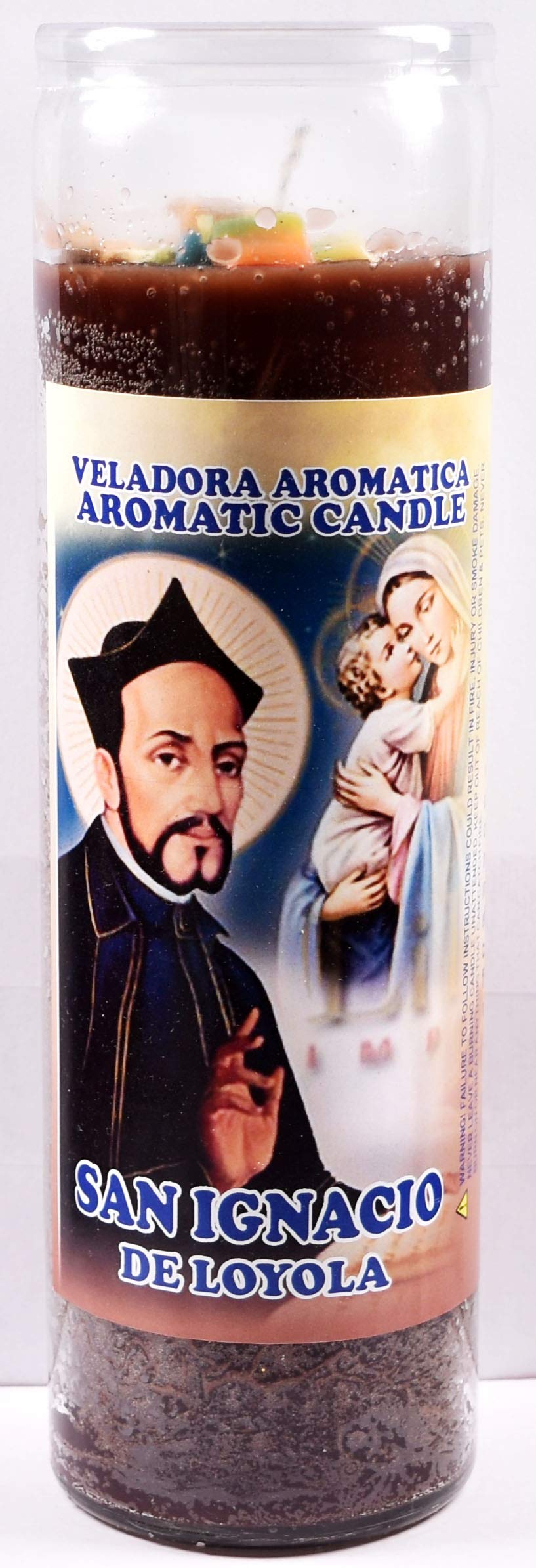 1 Piece Candle Cocktail VELADORA SAN Ignacio DE Loyola