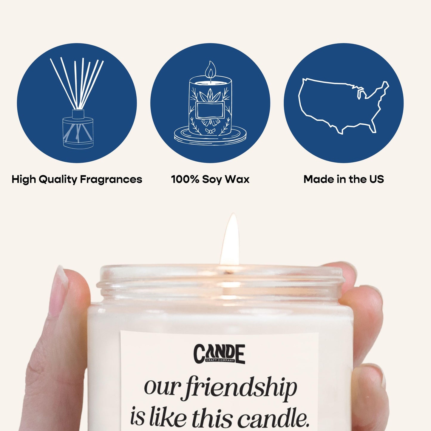CE Craft Night Court Candle – Jasmine & Cool Breeze – Soy Wax, Hand-Poured, Bookish Fantasy Home Fragrance Gift - Sarah J. Maas, ACOTAR