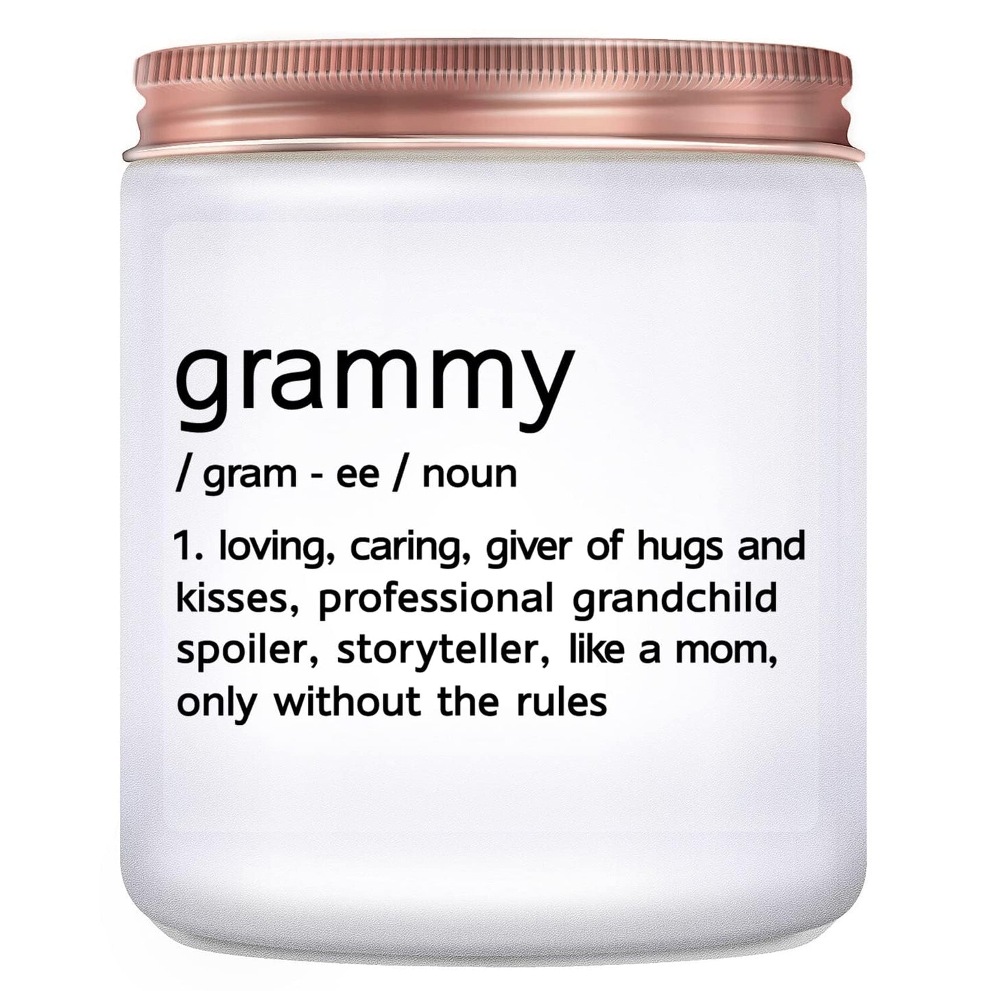 Grammy Gifts Birthday Gift for Grammy, Gifts for Grandma from Grandids, First Time Grandma, Funny Gramma Birthday Christmas Mother's Day Gift - Lavender Scented Candle