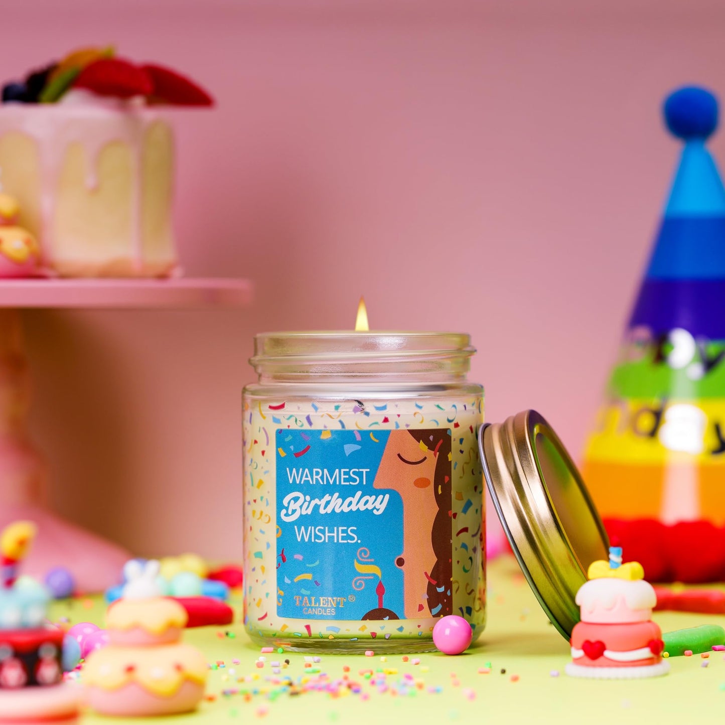 Gifts for Women, Unique Gifts for Women, Best Friend Funny Birthday Gifts for Women Men, Friendship Gifts for Women Men Friends - 8.4 oz French Riviera Scented Candles Gifts, TCGJ7495-2-FR