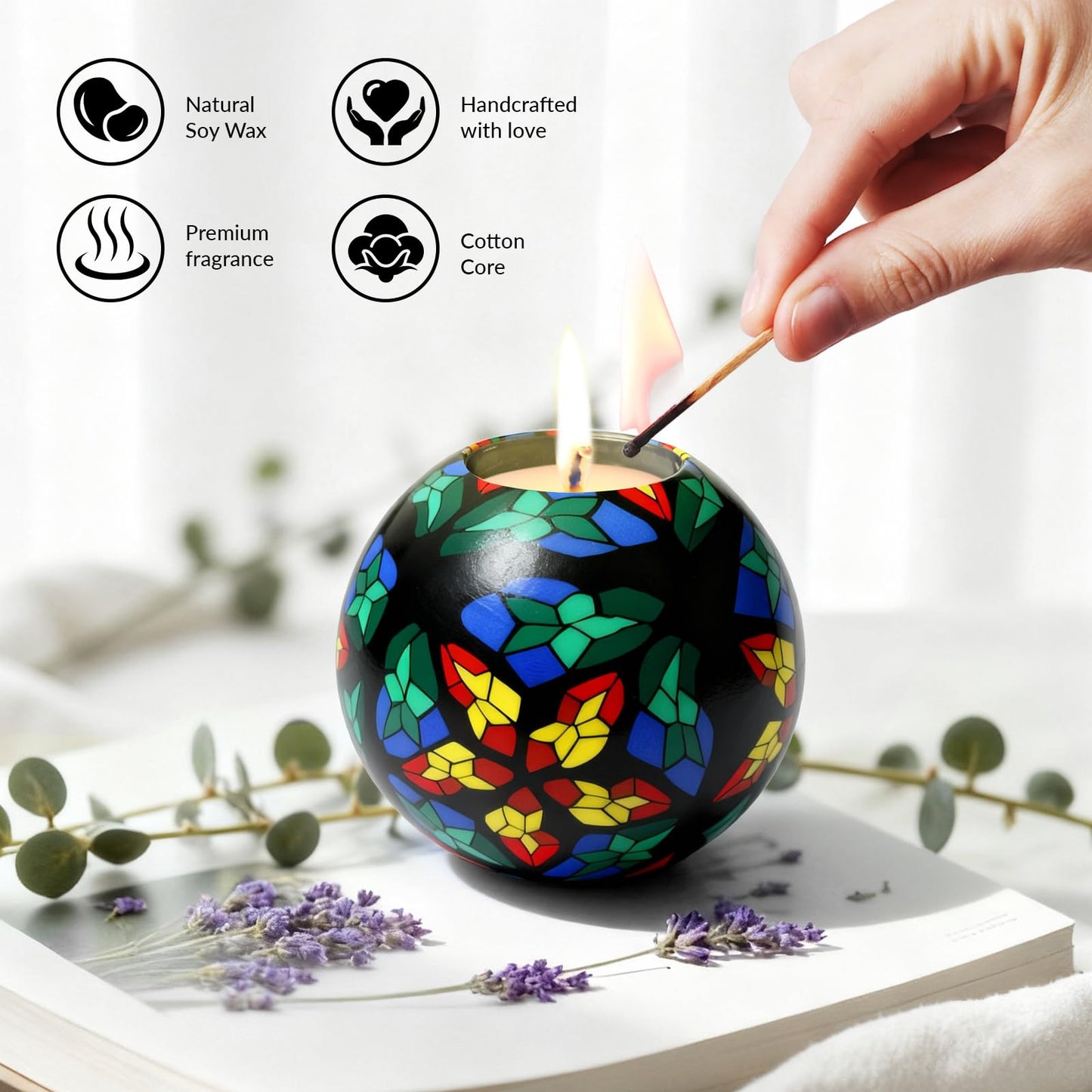 Handmade Scented Candle Gifts for Women Valentine Gift Birthday Christmas Thanksgiving Aromatherapy Home Decor Aesthetic