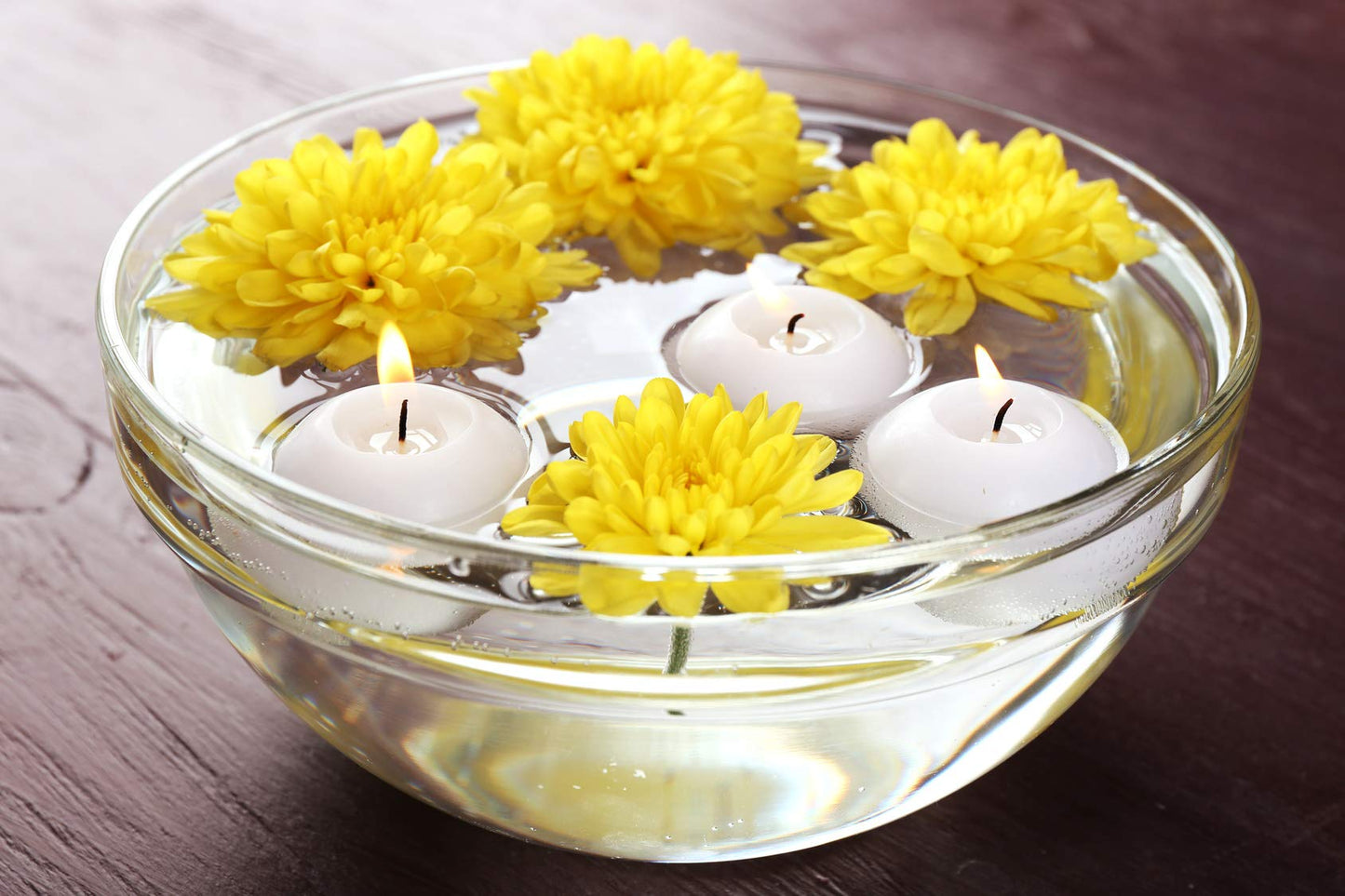 D'light Online Small 2 Inch Floating Candles Bulk Pack for Events, for Centerpieces, Weddings, Spa, Home Decor, Special Occasions and Holiday Decorations (Small - 2" - Set of 144, White)