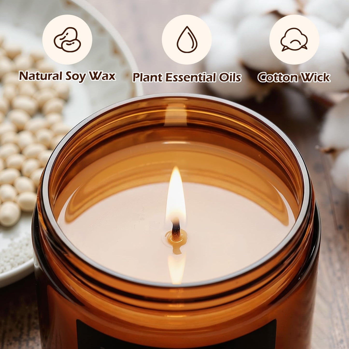 Scented Candles Set, 4 Pack Soy Candles for Home Scented, Candle Gifts for Women Men, 28oz 200 Hours Burn, Scents of Pineapple Cocktail/Coconut Vanilla/Pink Sands/Bahamian Breeze