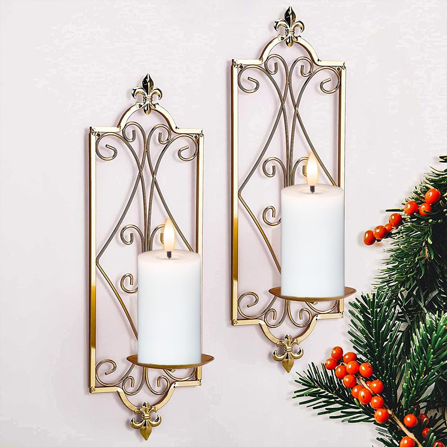 DRomance 4.5" Flameless LED Pillar Candles with 10-Key Remote and Timer 6 Pack Small White Real Wax Battery Operated Candles 3D Wick Flickering Warm Light Wedding Dinner Holiday Decor
