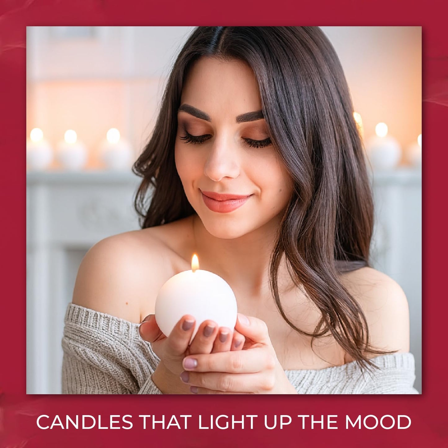 Biedermann & Sons White Round Candles (Set of 4), Unscented Dripless Balls, 2.5" Spheres, 8 Hour Burn, for Dinner Tables and Special Occasions