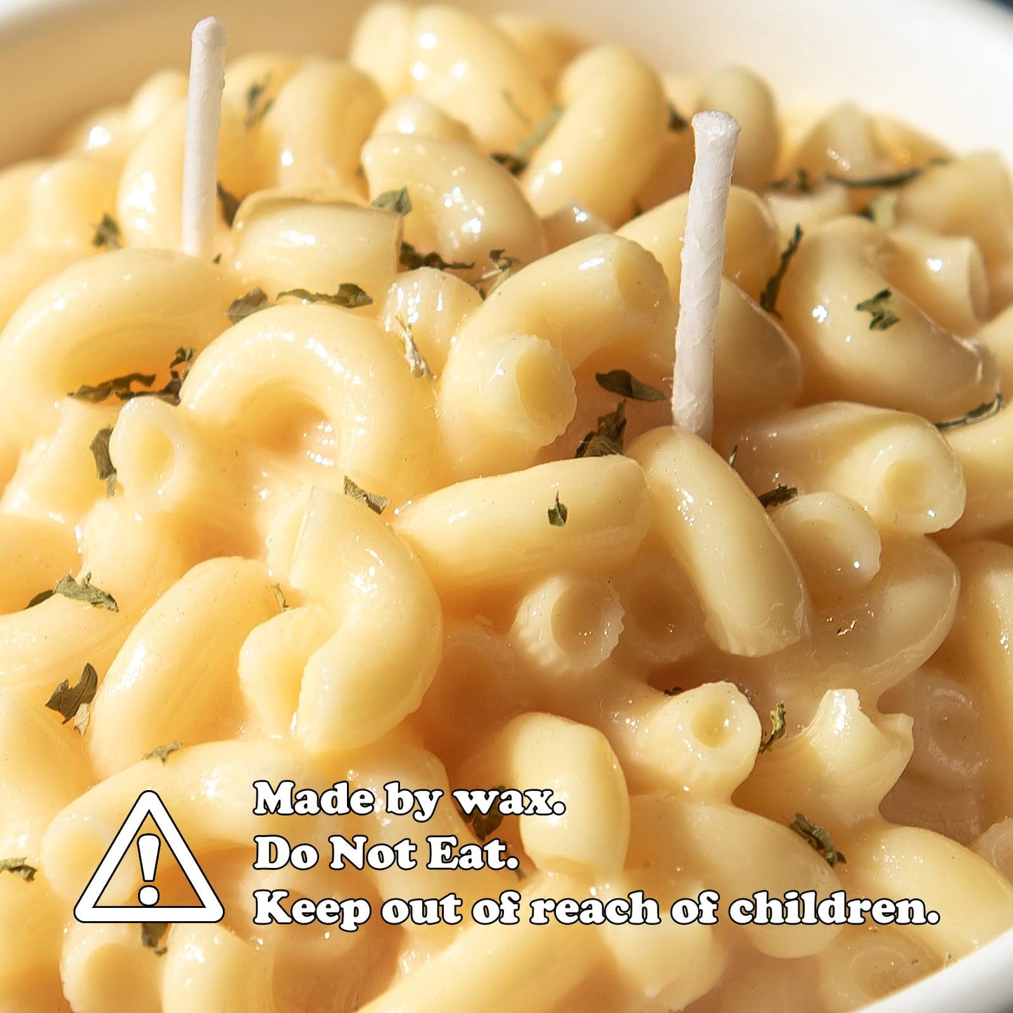 Cheese Pasta Candle for Home Scented Vegetable Wax Candle