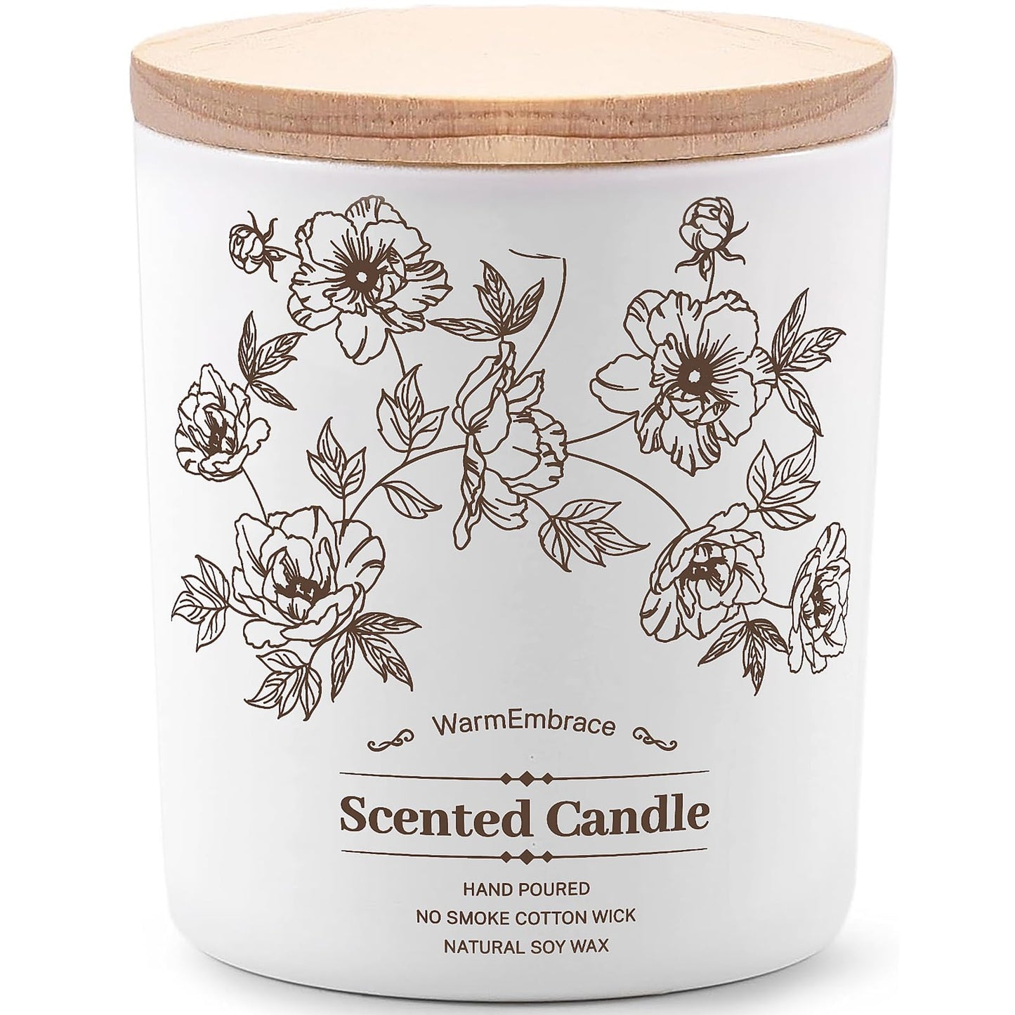 Deluxe Scented Candle for Women & Men, Vanilla Coconut Soy Wax Candle,11.5 Oz Jar Candle for Home, Scented-98 Hour Long Lasting Burning, Suitable Present for Thanksgiving, Christmas & Birthday