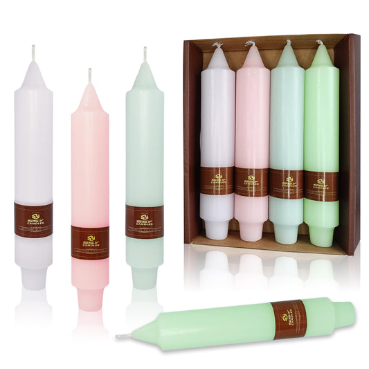 XINAOBAOLUO Taper Candles Unscented Candlesticks Smokeless Candle Stick 7 INCH Wax Candle Odorless Tapered Candles Candy Colorful Candle for Home Decor Wedding Church Dinner Party