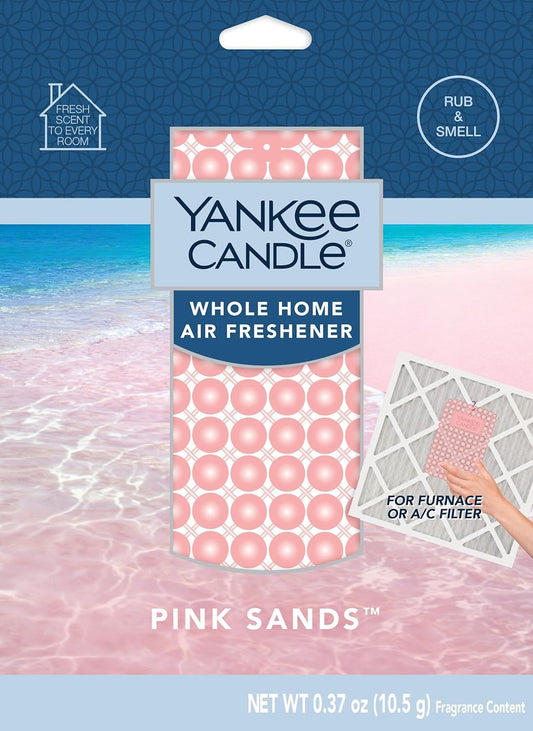 Yankee Candle Whole Home Air Freshener, Long Lasting Odor Eliminating Fragrance for Home, Continuous Room Freshener, Pink Sands (Pack of 1)