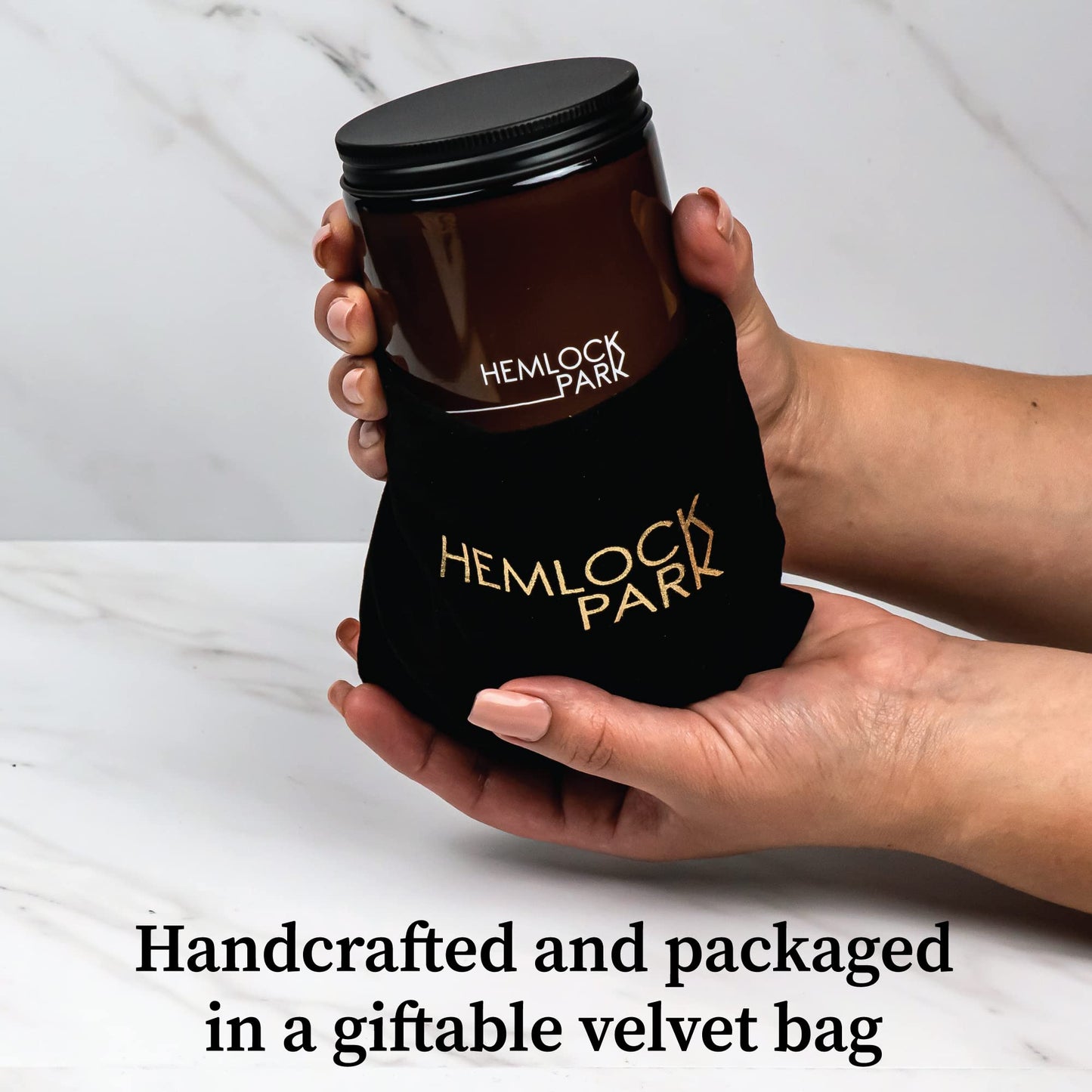 Hemlock Park Bergamot Cedar Apothecary Hand-Poured Scented Candle | Crackling Wood Wick, Botanical Fragrance & Coconut Wax | Up to 60 Hour Burn Time | 8 oz