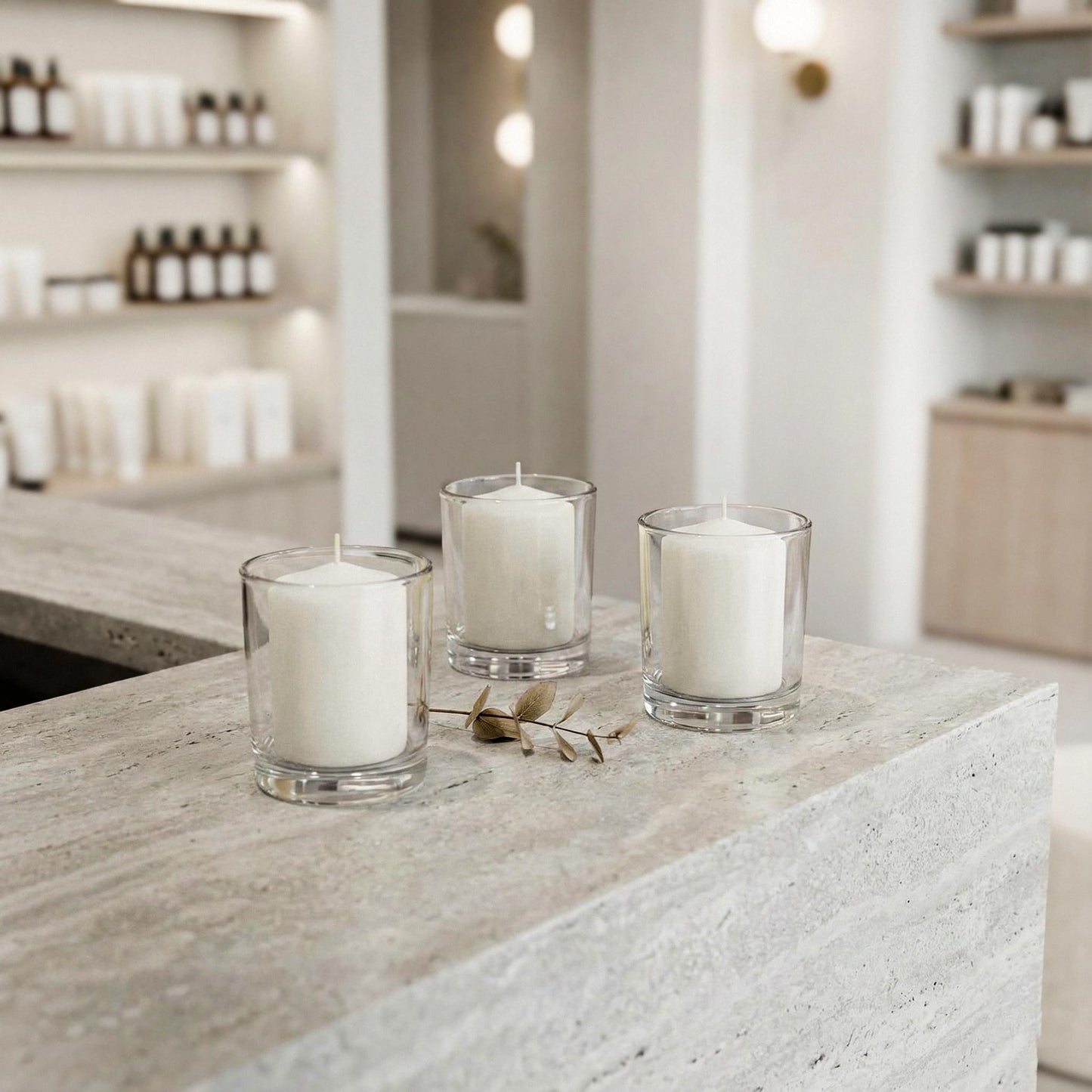 Royal Imports White Votive Candles Unscented Candles for Wedding Centerpieces Pack of 144 Dripless Wax for Parties, Aromatherapy, Devotional, Home Décor, Spas & Holiday Gifts