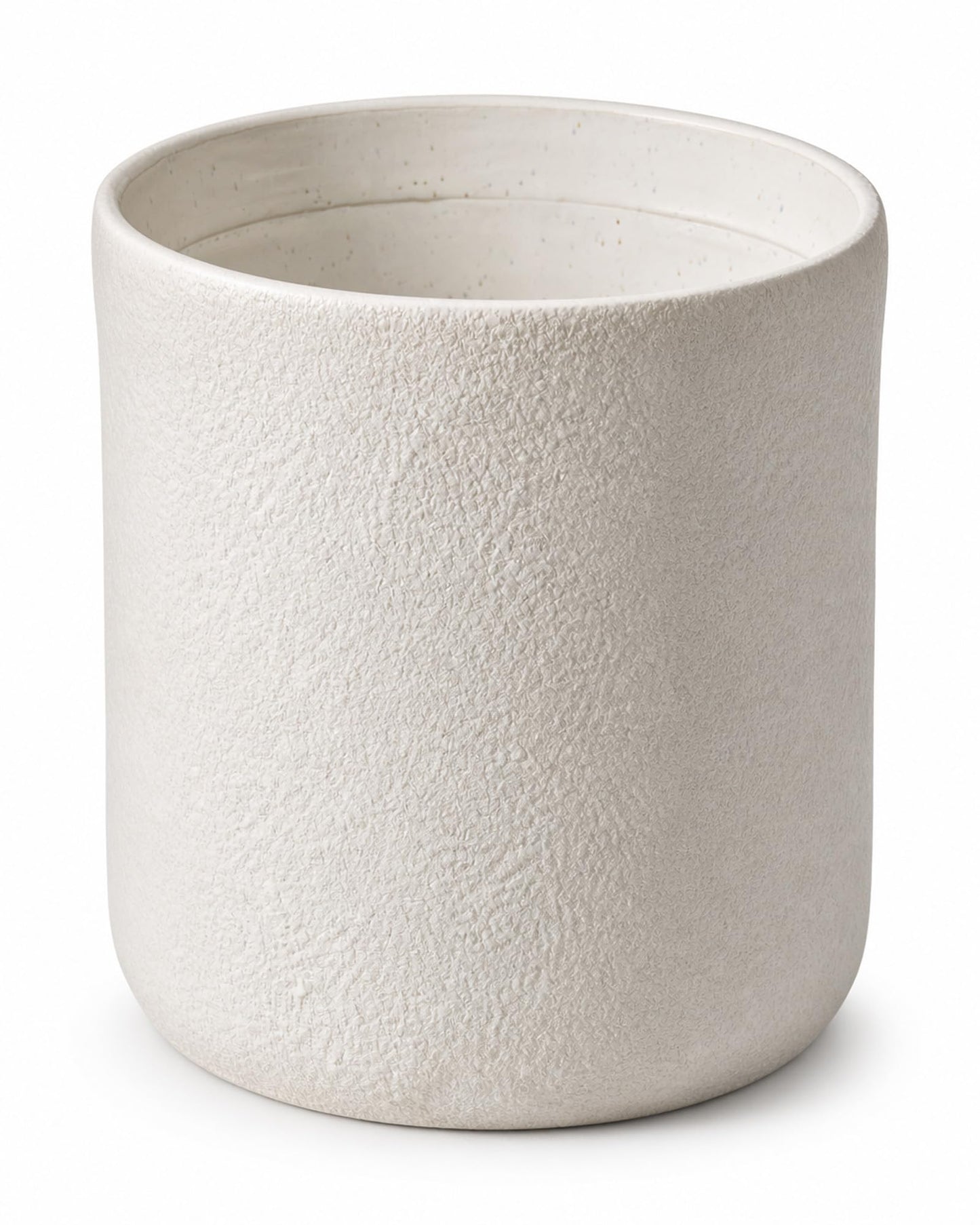 UDNORDGLOW 30 OZ Ceramic Candle Jars for Making Candles, 3 Wick Jars 5.1 IN for Making Candles - Dishwasher Safe , Sample Container, Marble White