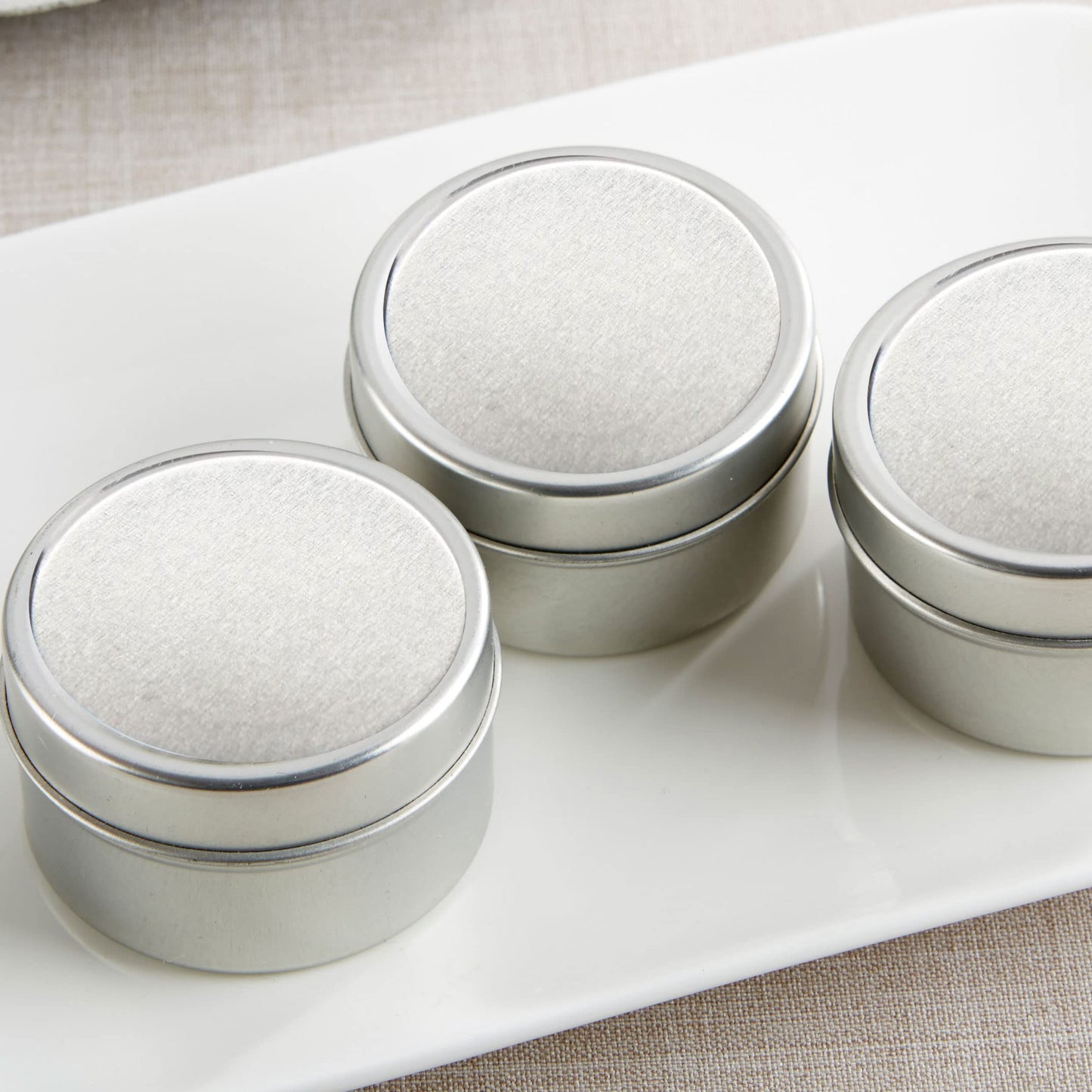 Kate Aspen Travel Size Vanilla Scented Candle Tins with Lids - Set of 96 Mini Candles Bulk - Wedding Favors for Guests, Bridal Shower Gifts, Party Favors Adults, Bridesmaids Gifts