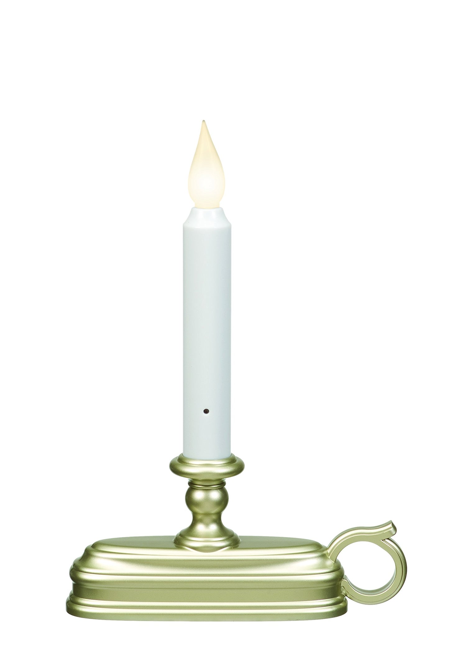Xodus Innovations FPC1325P-6 Battery Operated LED Window Candle with New Hot Spot Technology and Dusk to Dawn Sensor and Choice of Amber or White Flame, Pewter/Silver