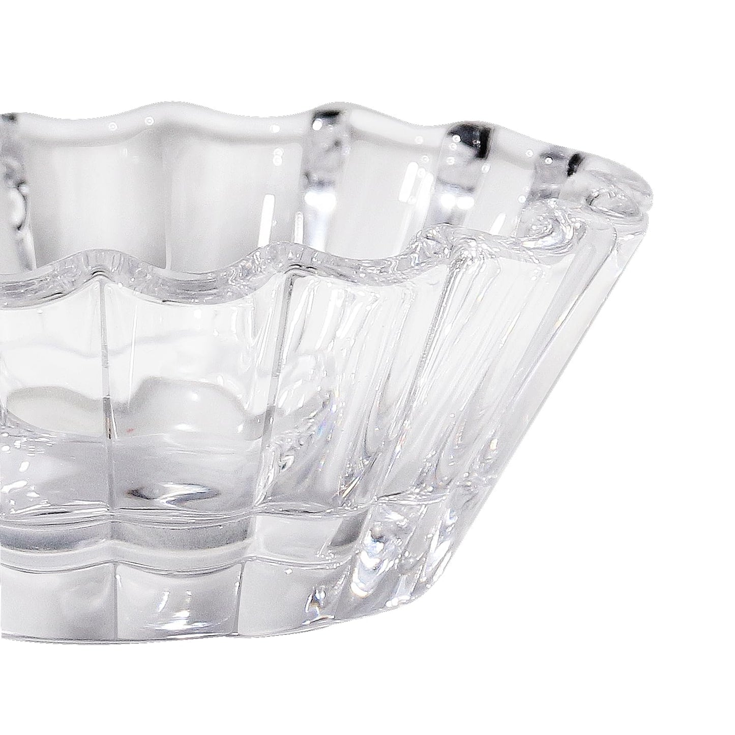 CHOCSTAY Tealight Candle Holder for Tealight 3 Pcs - Clear Votive Candle Holders Bulk, Tea Light Candle Holder Glass for Wedding Centerpiece, Living Room, and Home Party Decor
