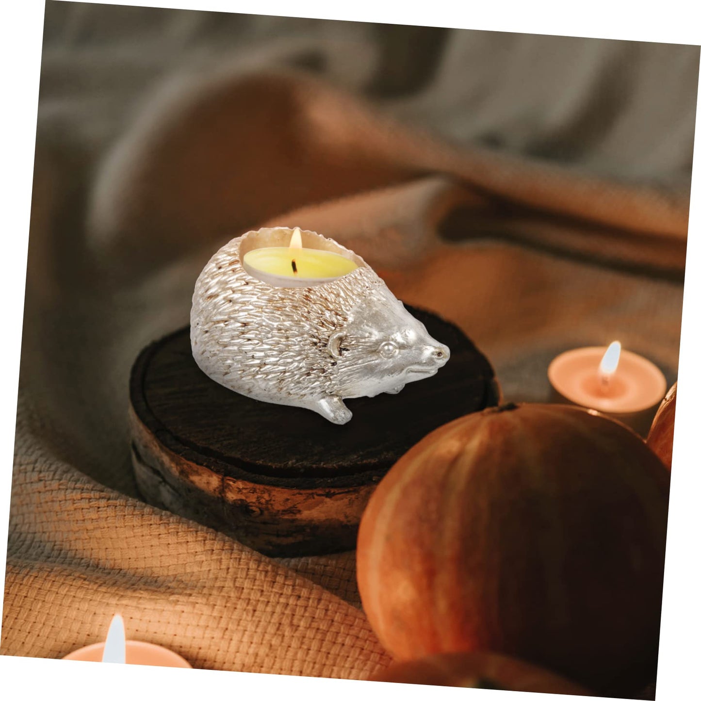 LIFKOME 2pcs Shaped Candle Holder Premium Resin Animal Statue for Home Decor Unique Artware for Table and Shelf Lifelike Design Meaningful Occasions