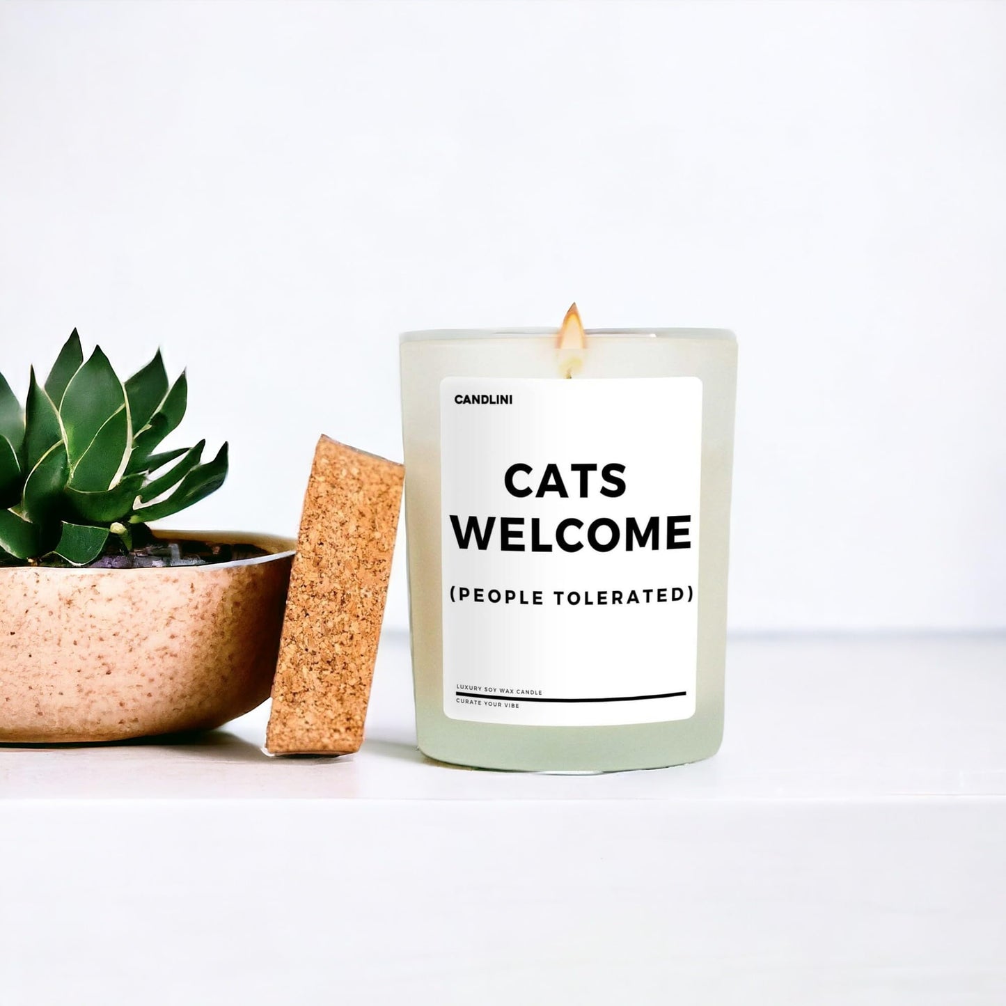 Cat Mom Candle Gift Box | Vanilla Scented Soy Wax Candle | Perfect for Women's Birthday or Anniversary