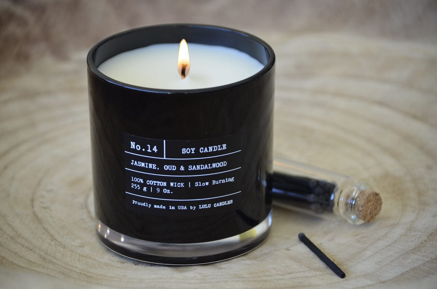 Lulu Candles | Bali Blue | Smells Manly & Fresh | Luxury Scented Soy Jar Candle | Hand Poured in The USA | Highly Scented Long Lasting (9 Oz.)
