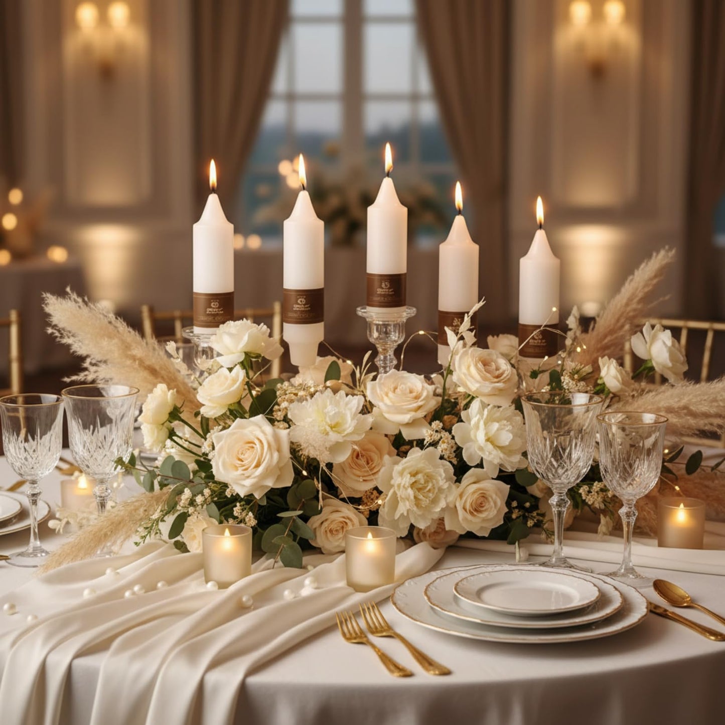 Short Candlesticks White Taper Candles - 5 Inch Dripless Candle Sticks Small Unscented Dinner Candles for Mother’s Day Wedding Table Centerpieces Home Party Decoration,4 Pack