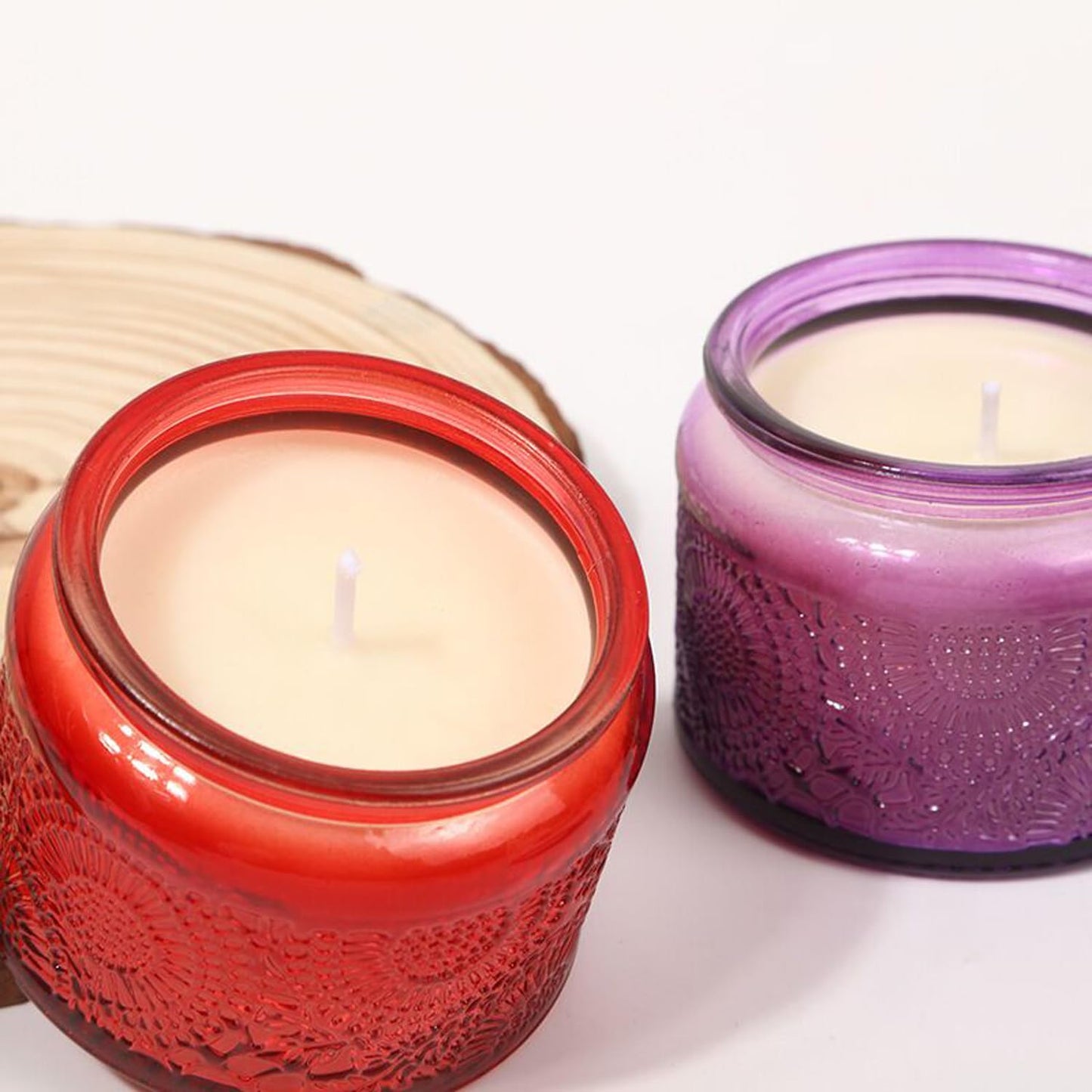 Embosse Scented Candle Glass in Jar,230G Perfume Floral Soy Wax Aroma Candle for Wedding Anniversaries Birthday Holiday Home Decor,Prefect Gift for Meditation Stress Relief Mood