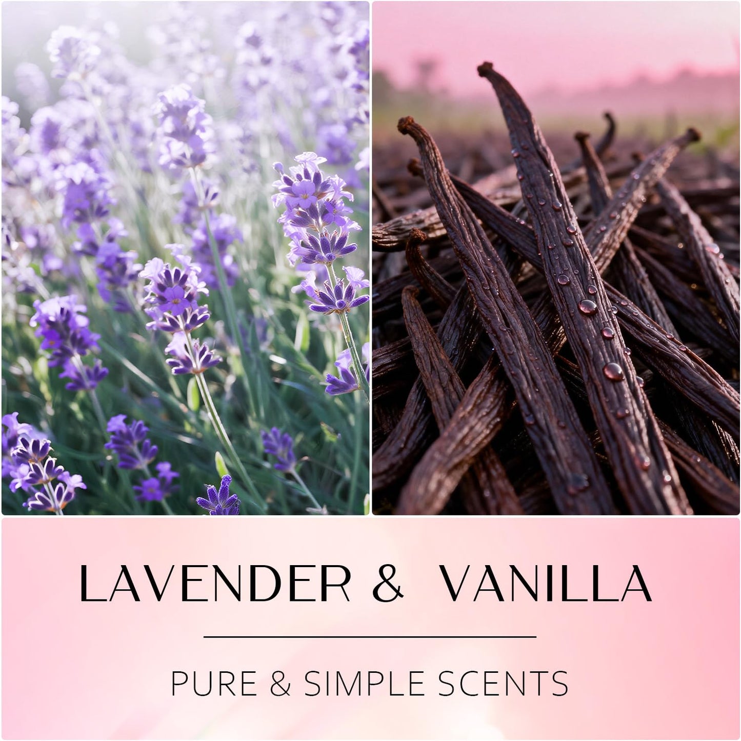 NORVENCE Scented Candles Gift Set, Stress Relief Candles for Home, Premium Soy Candle Set, Candles for Women and Men, Birthday Gifts (Pink, 7 oz)