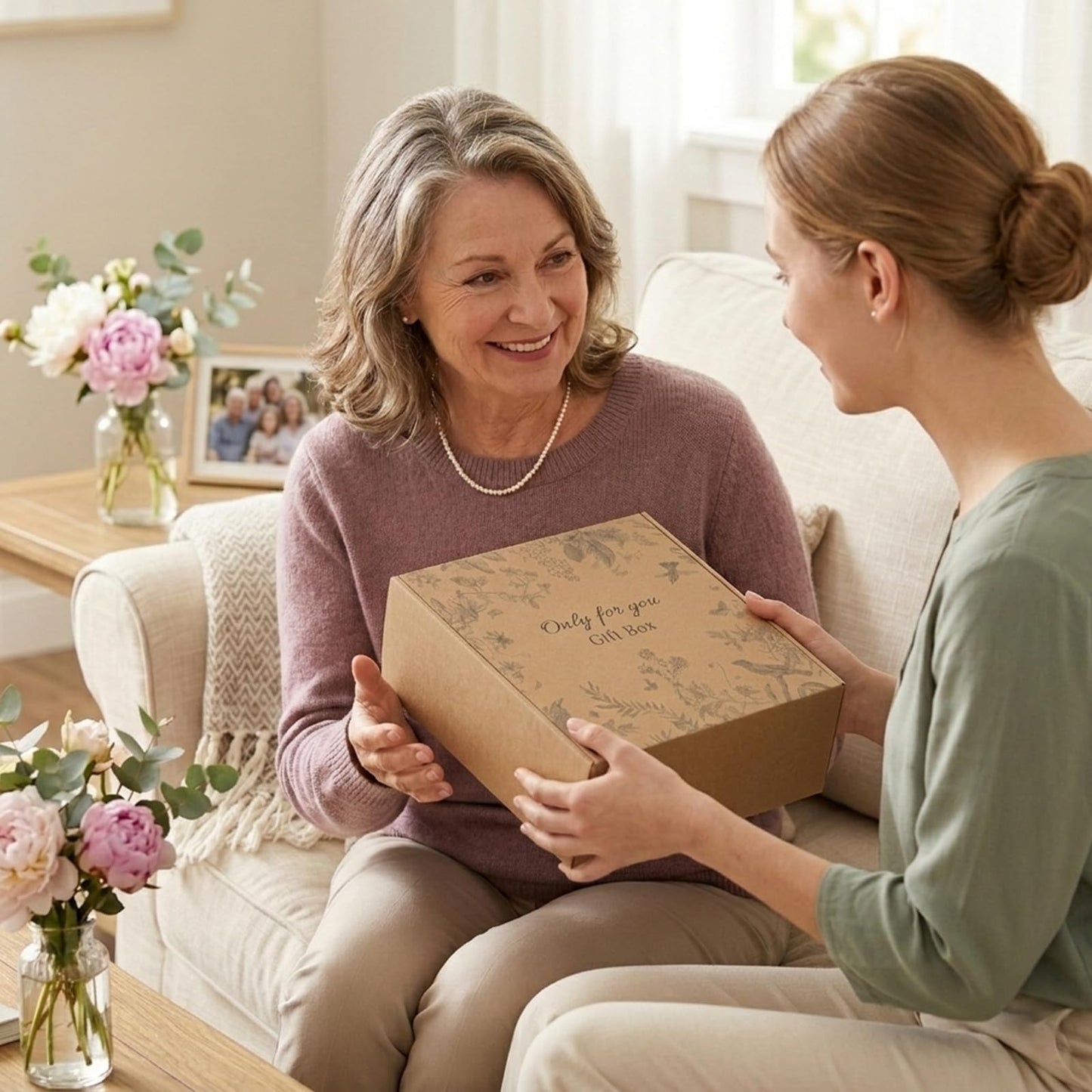 WEERRW Birthday Gifts for Women, Get Well Soon Self Care Package Box Baskets for Women, Hug in a Box with Blanket, Thinking of You Unique Sympathy Gifts for Mom Sister and Girlfriend, Pink
