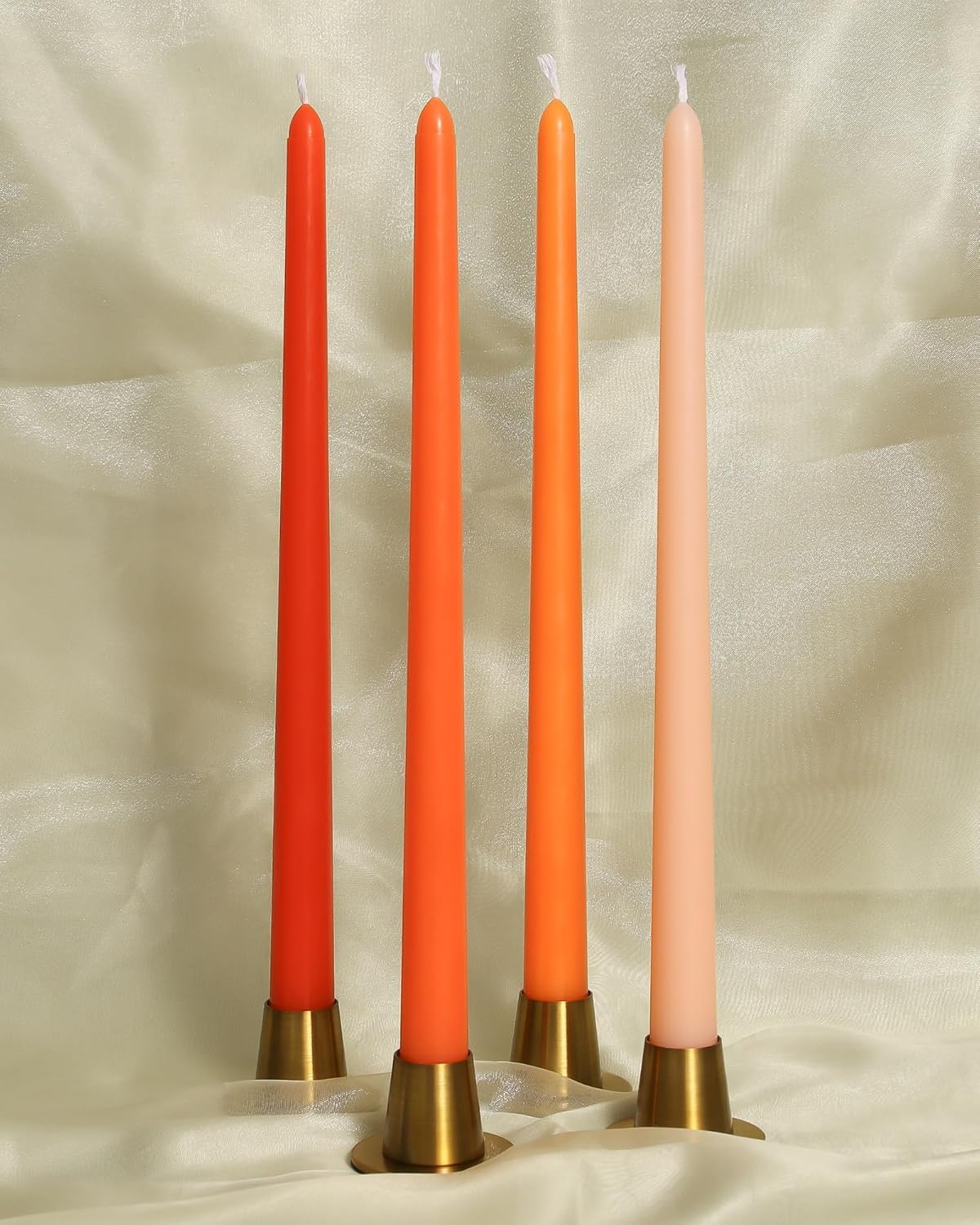 12 Inch Taper Candles Set of 6 Unscented Long Burning Smokeless Long Tall Tapered Candles for Candlesticks Sticks Wedding Home Christmas Decor Dinner
