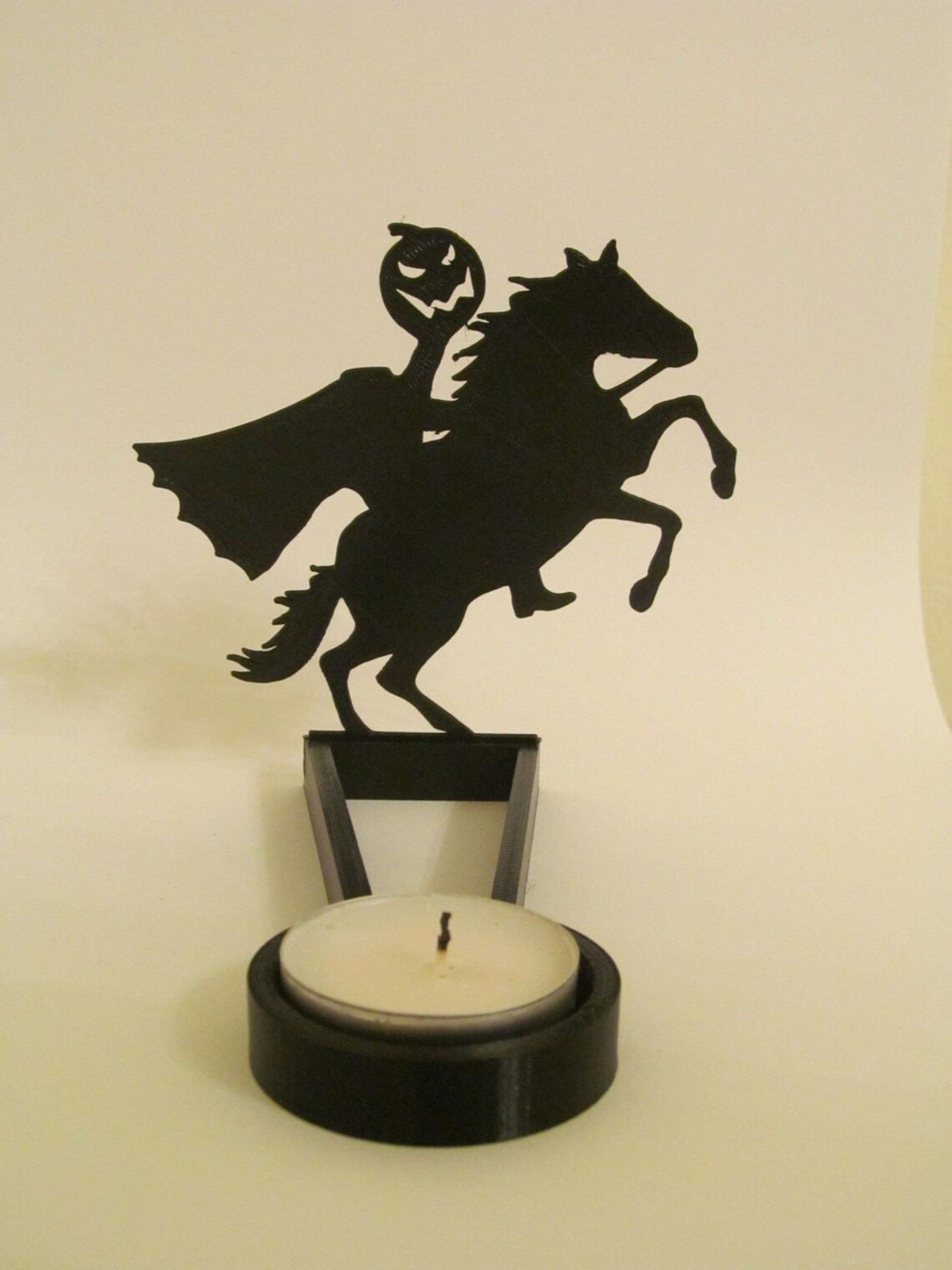 2024 New Tealight Shadow Caster, Halloween Tea Light Holder, Witch Halloween Tealight Shadow Caster, Demon Halloween Tealight Shadow Caster for Home Party Scary Candle Stands Table Decor