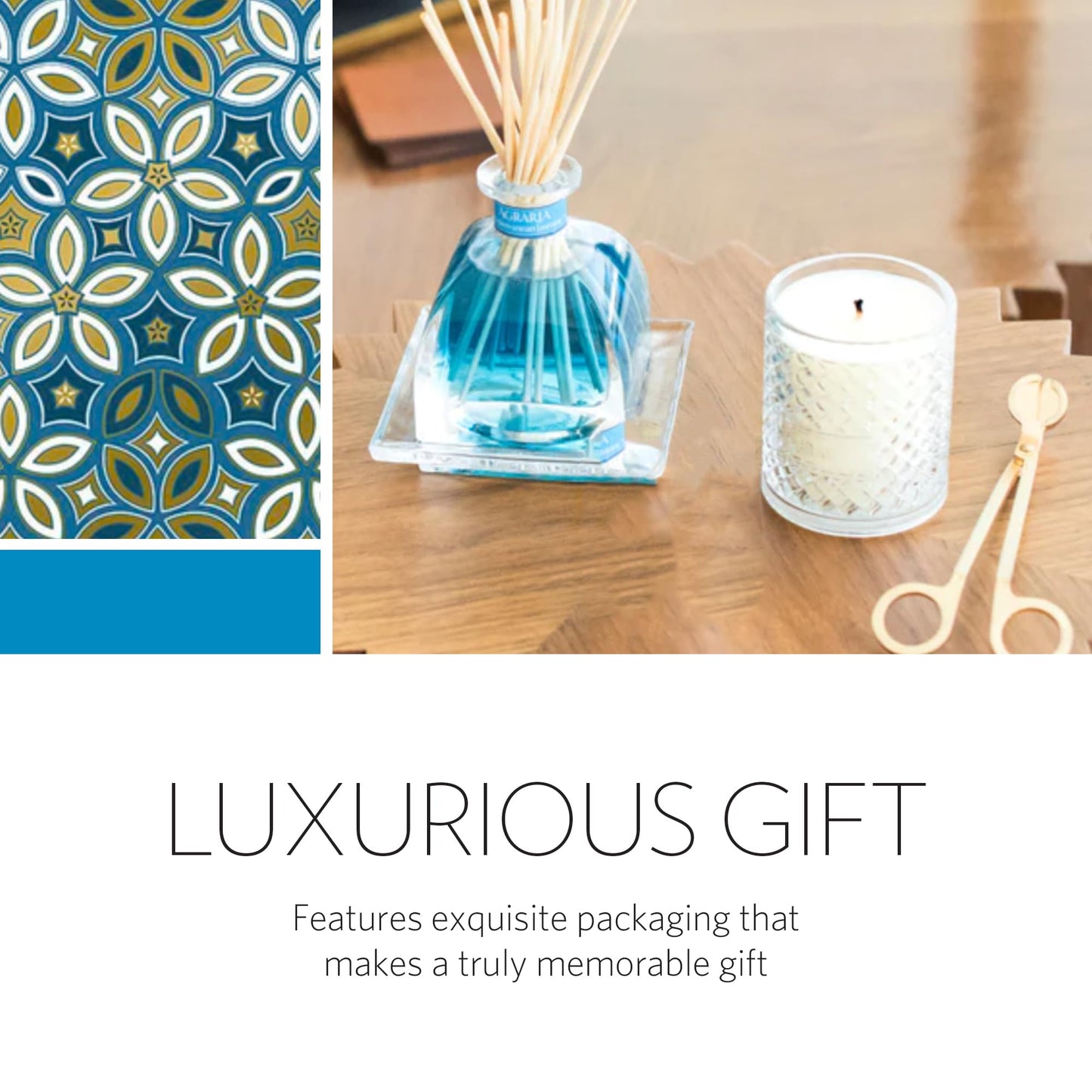 AGRARIA Scented Candles, 7 Oz, Long-Lasting Scented Candles for Home, Elegant Home Fragrance Gifts for Men and Women