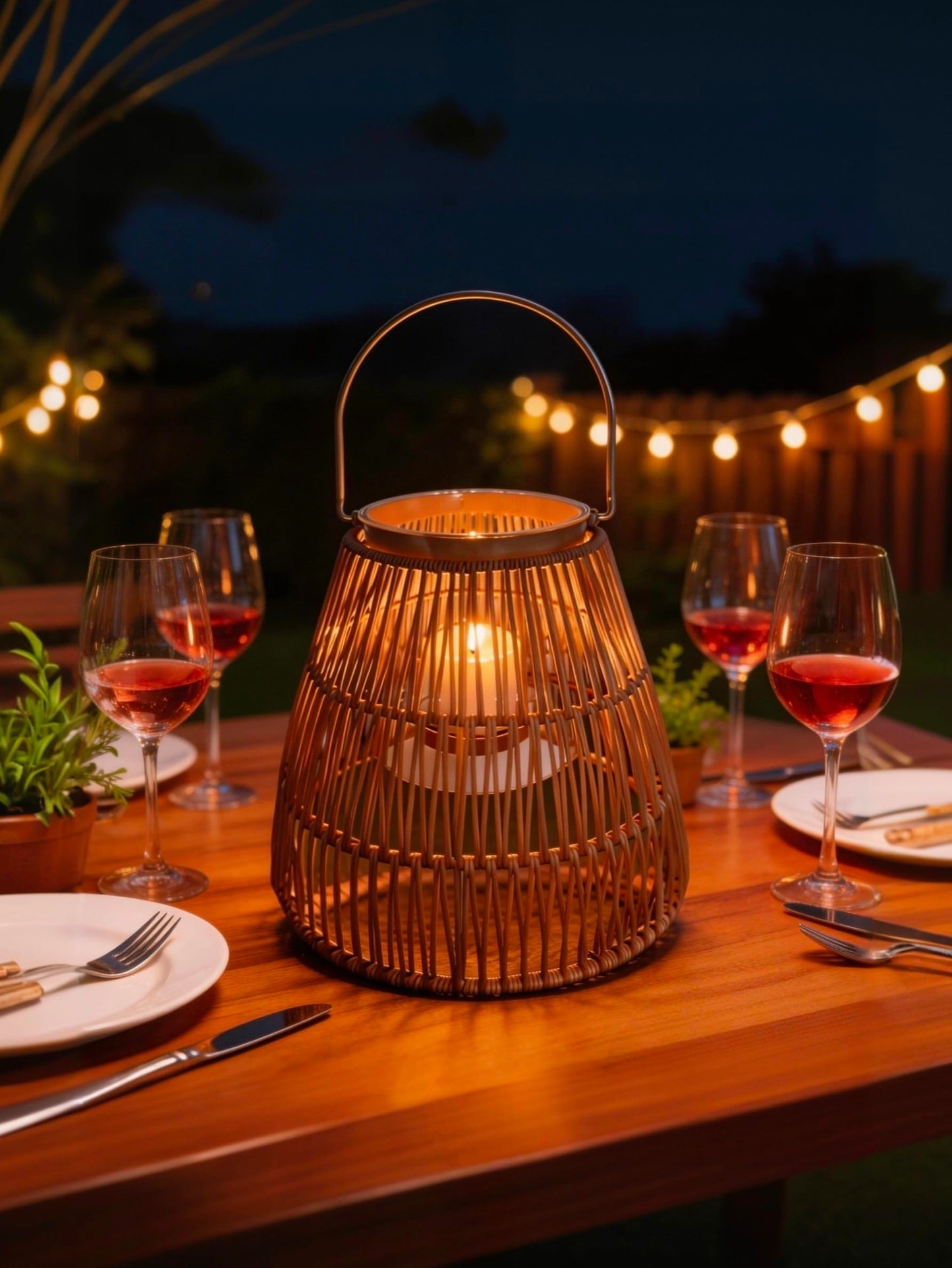 Decorative Lantern 2 Pack Dark Brown Candle Holder Candles Holders Rustic Black Metal Hanging Lanterns Decor for Outdoor Wedding Farmhouse Home