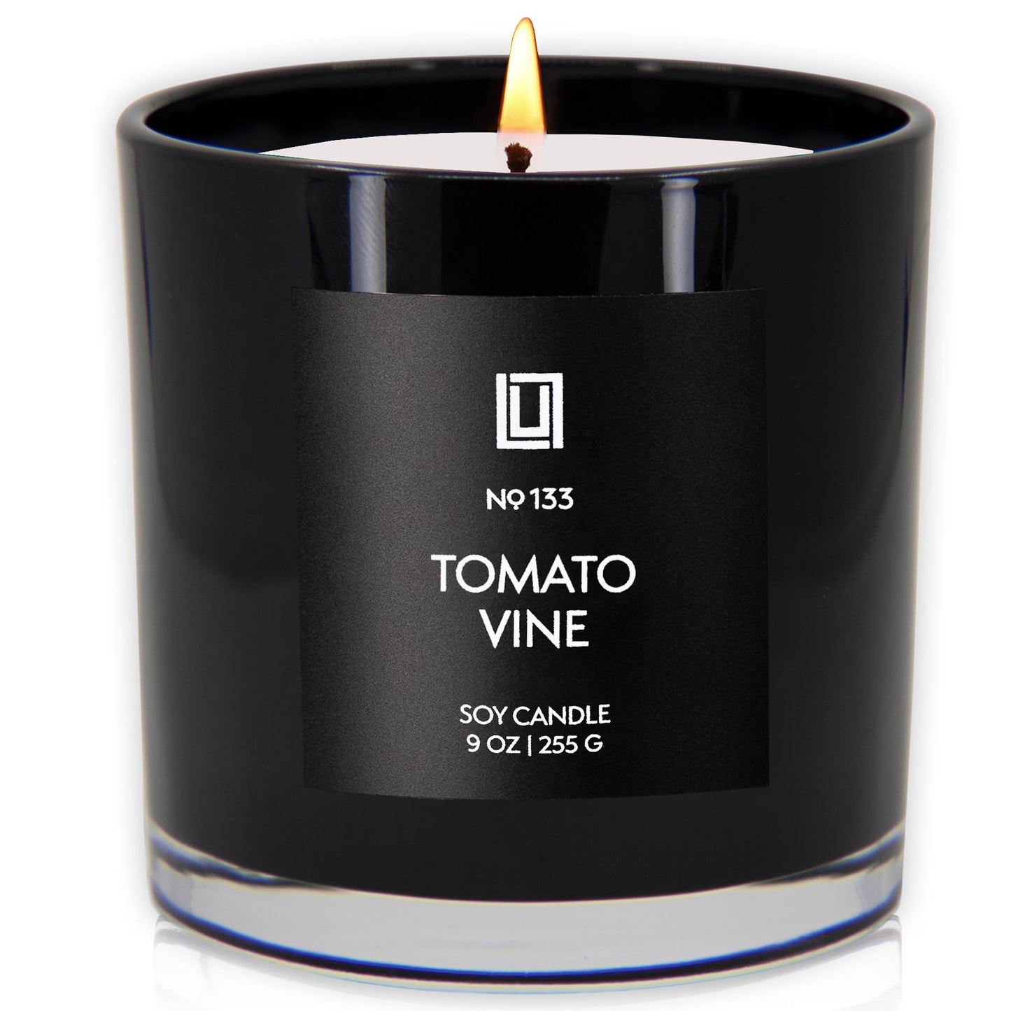 Lulu Candles | Tomato & Vine | Smells Fresh & Green | Luxury Scented Soy Jar Candle | Hand Poured in The USA | Highly Scented Long Lasting (9 Oz.)