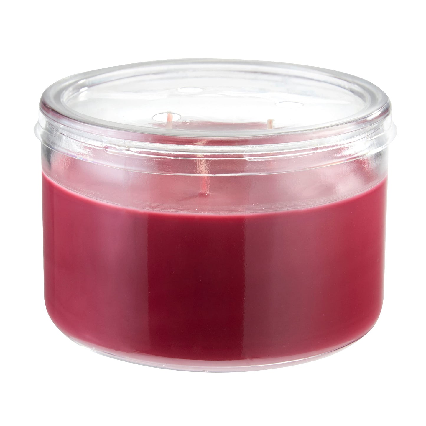 Candle-lite Scented Juicy Black Cherries Fragrance, One 10oz. 3-Wick Aromatherapy Candle with 20-40 Hours of Burn Time, Dark Red Color, 10 oz (Pack of 4)