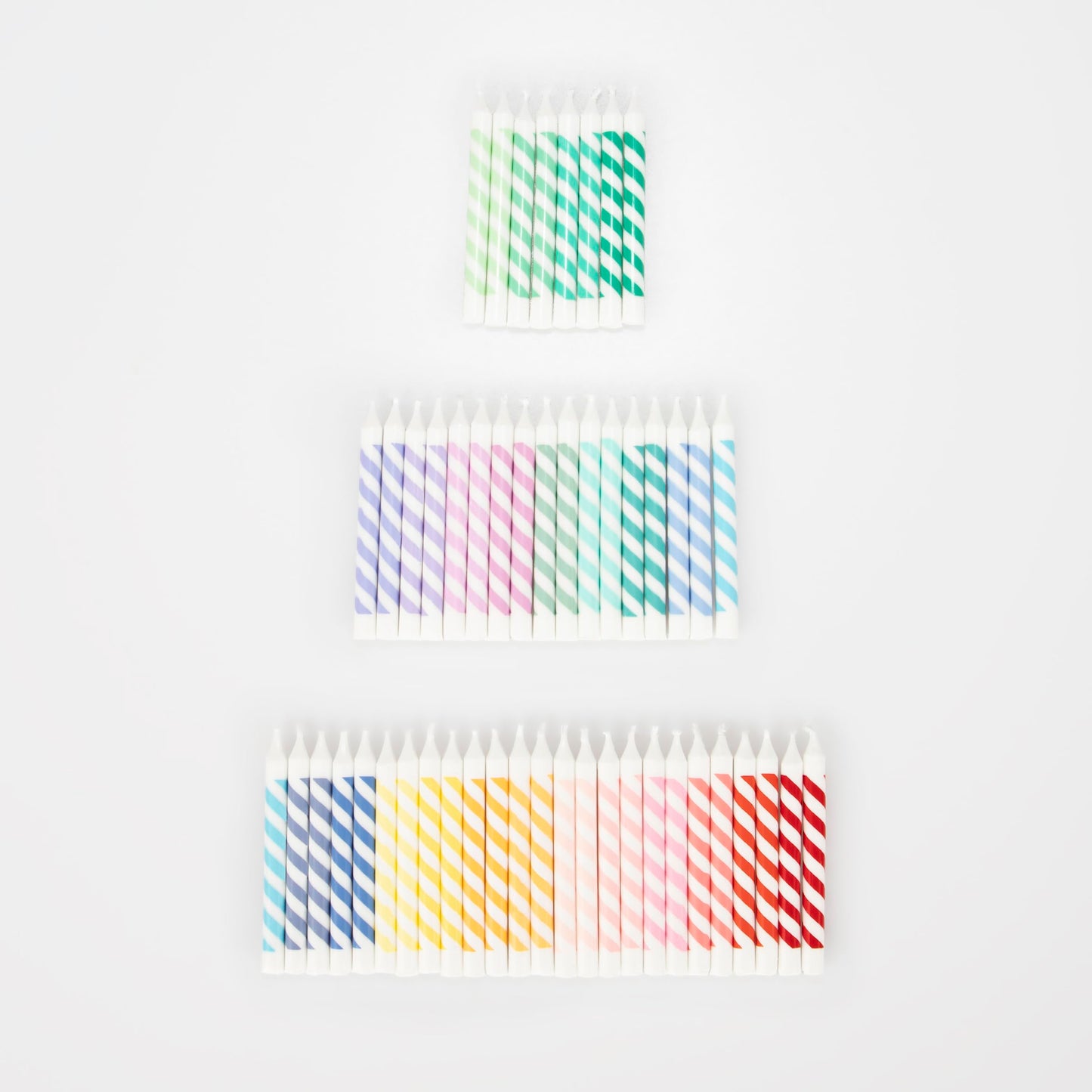 Meri Meri Mini Birthday Candles for Cake (Pack of 50), Unscented Meri Meri Birthday Candles