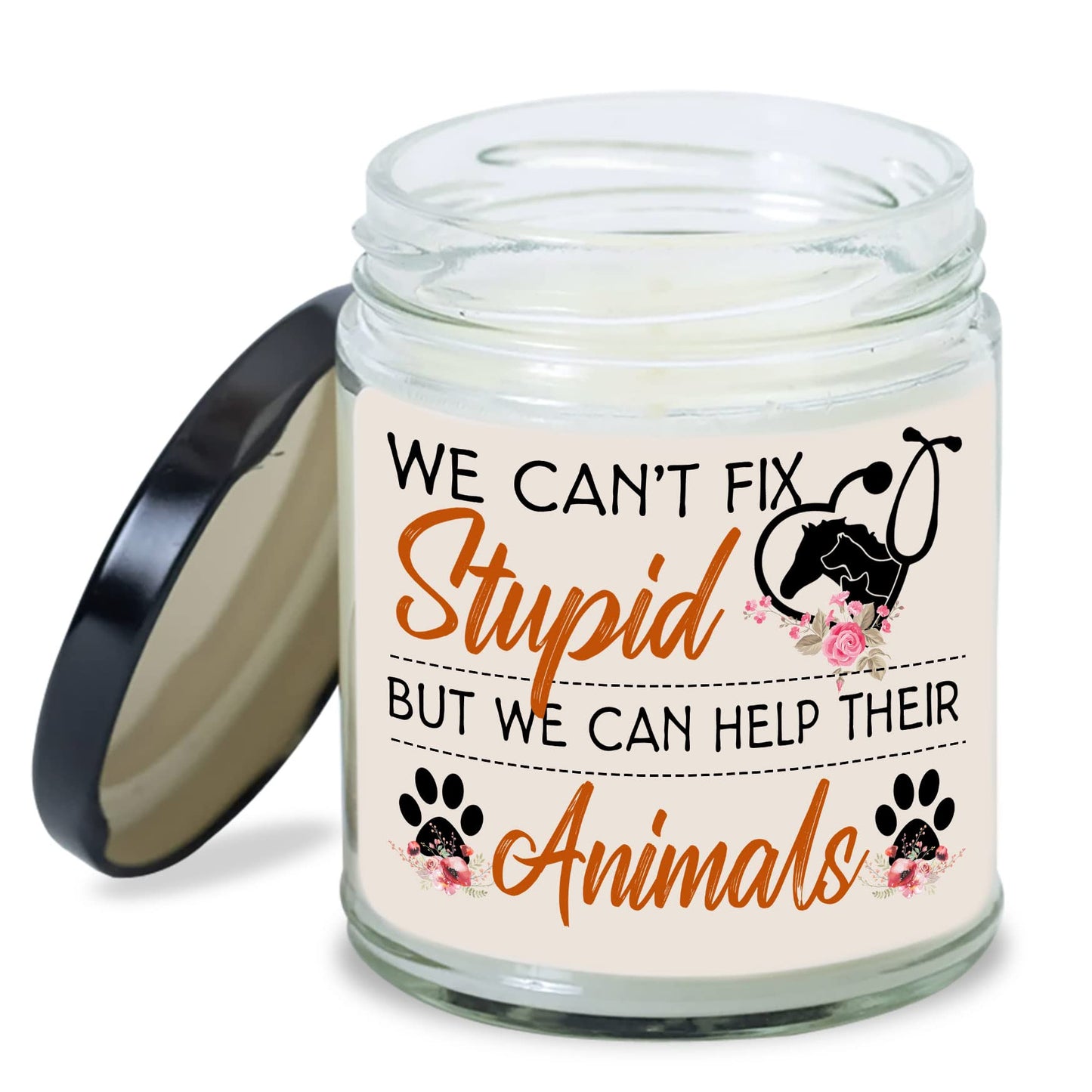 MEDROC Veterinary Vanilla Candle - Vet Gifts for Women Men, Tech Week Gifts for Technician, Assistant, Doctor
