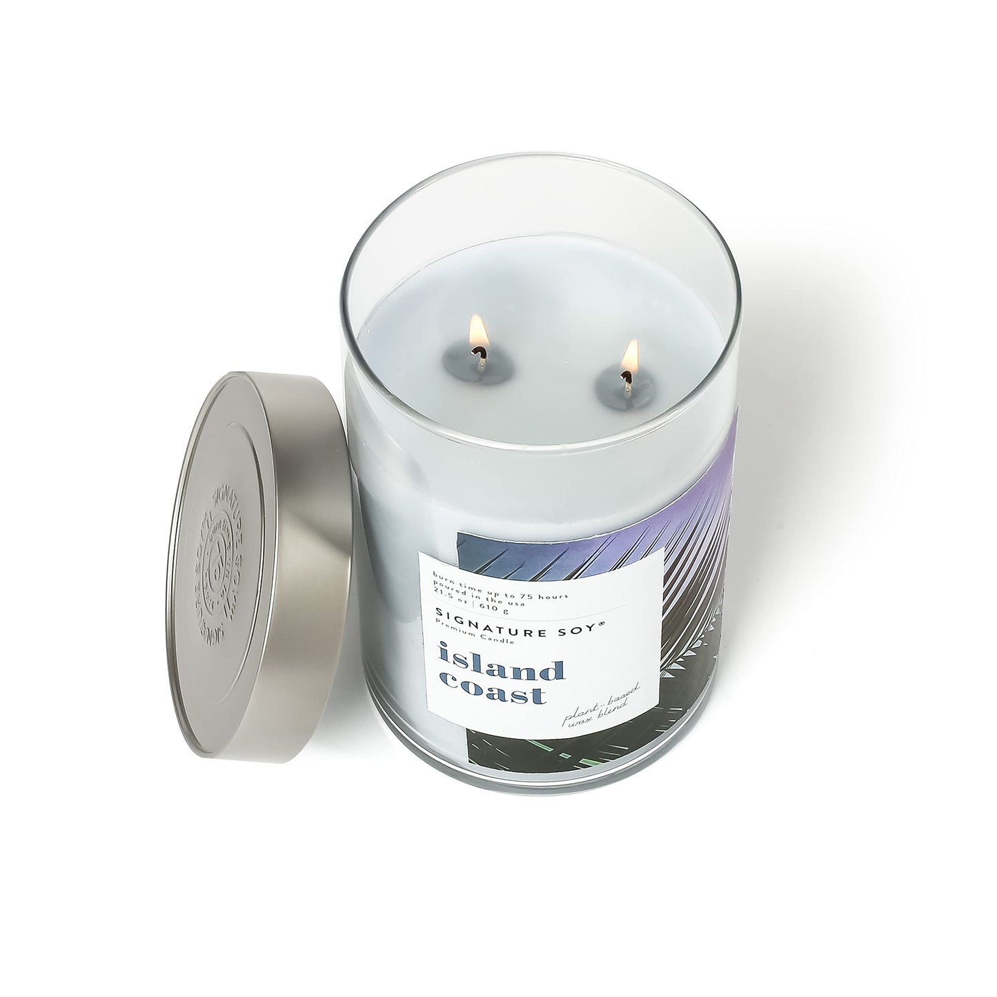 Signature Soy Lidded Island Coast Scented Candle Extra Large Jar