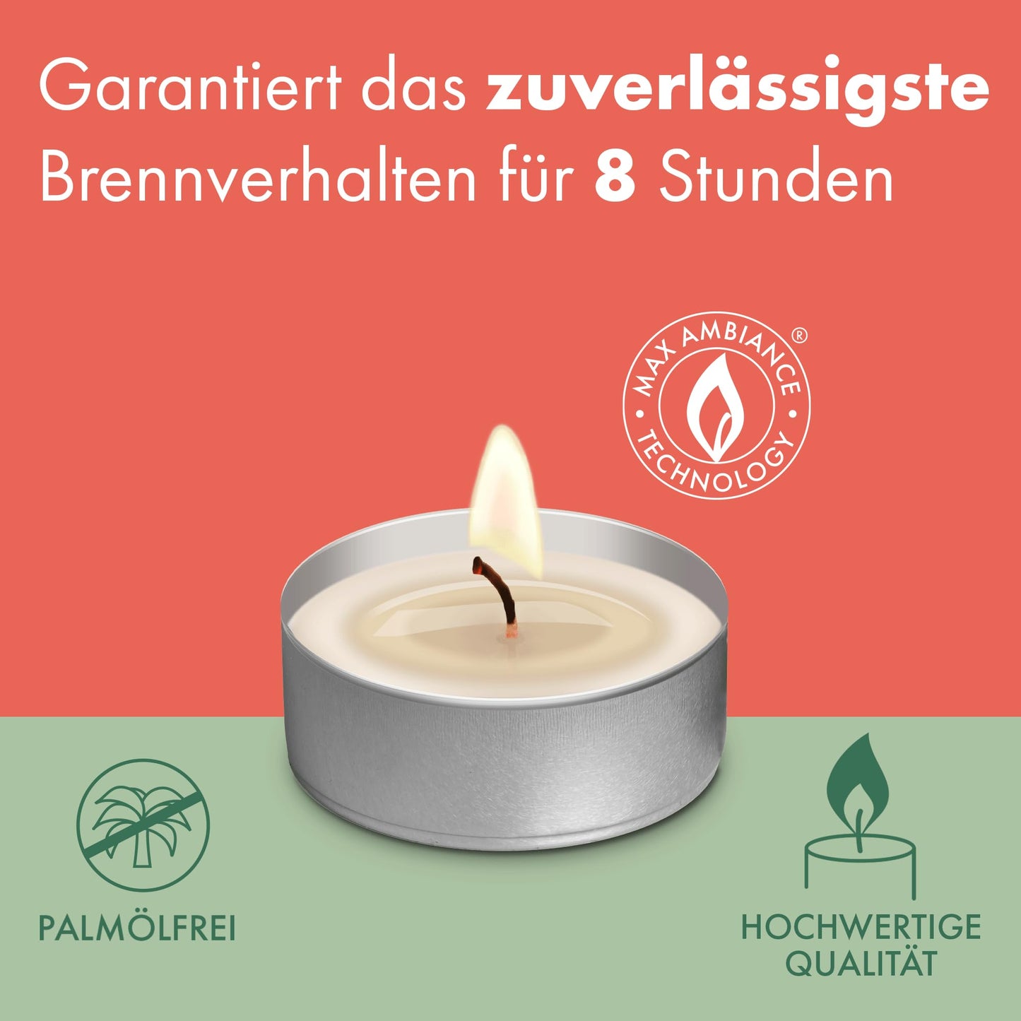 Bolsius - Bulk Pack Tea Lights - 225 Pieces - 8 Burning Hours - White - Contains Natural Plant Wax - Length Burning Time - Decorative Household Candles - Without Palm Oil