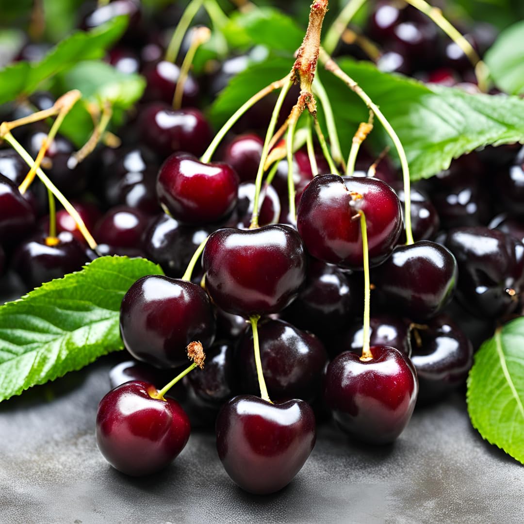 1OAK Cherry Candle - Soy Wax Scented Candles (Black Cherry) - Soy Candles for Home Scented - Long Burning Premium - Hand-Poured (7oz.)