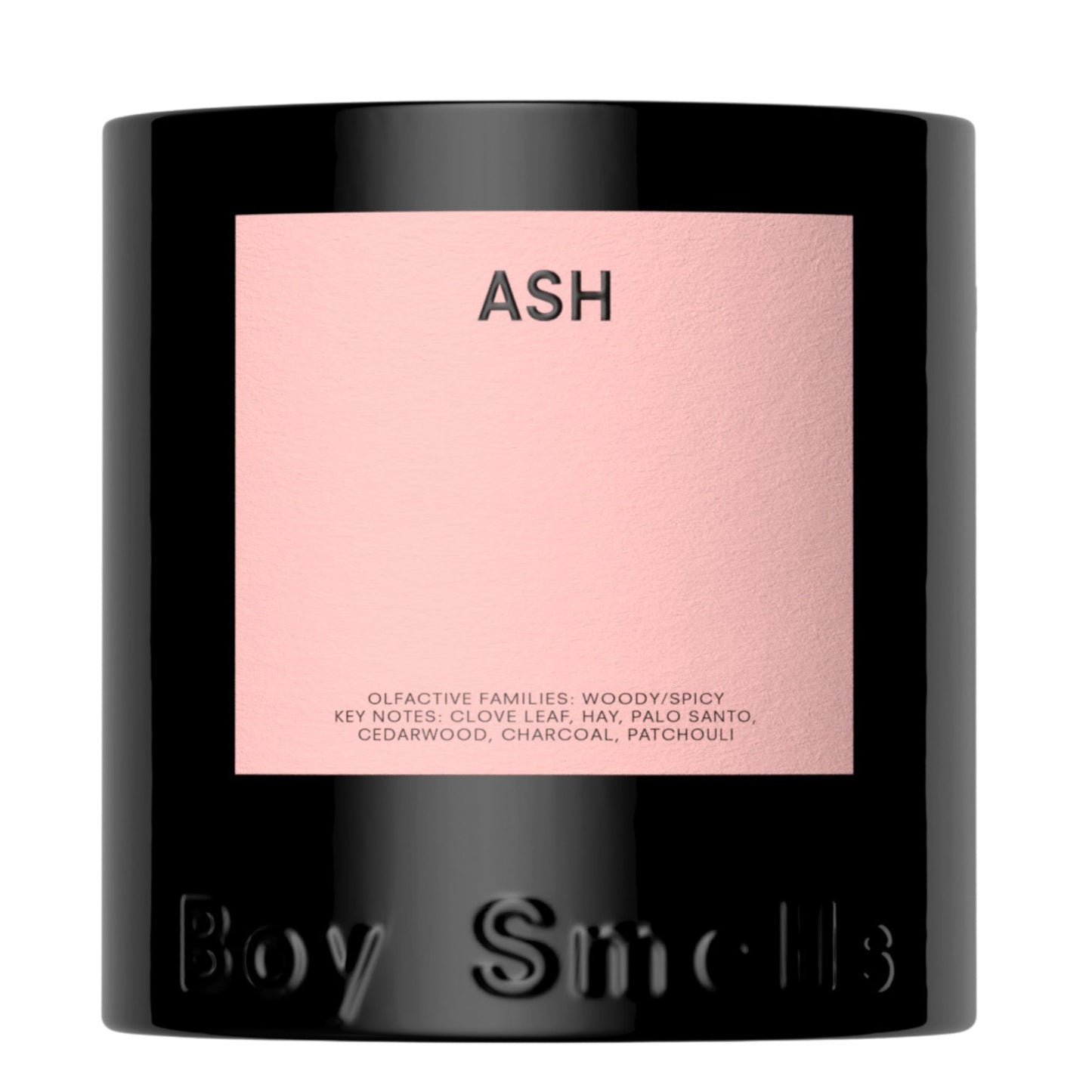 Boy Smells Ash Candle – 9oz – Charcoal, Palo Santo, and Smoked Hay – Woody Scented Candle